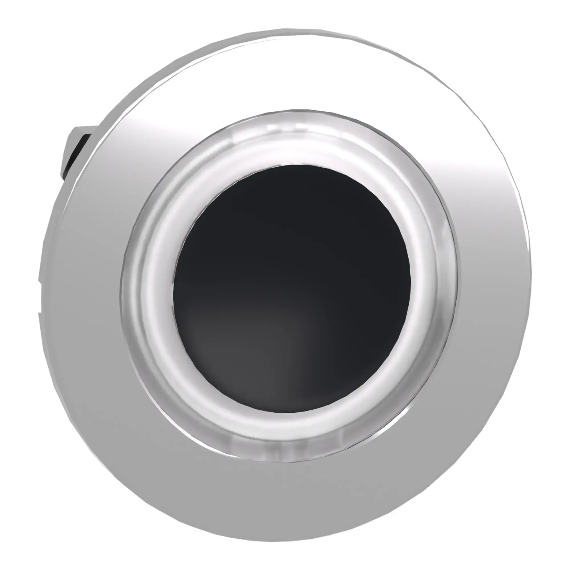 Schneider Electric ZB4FW913 Illuminated pushbutton, front element, Harmony XB4F, metal, white, 30mm, for universal LED, illuminated ring (img_008)