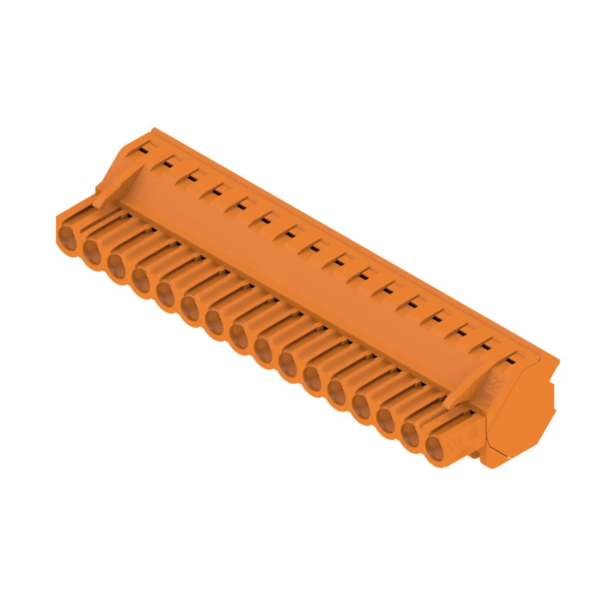 Weidmüller 1946390000 PCB connector (wire connection), 320 V, 17.5 A, Pitch in mm: 5.08, 4 mm², Number of poles: 16, Clamping yoke connection, Box (img_001) Weidmüller 1946390000 PCB connector (wire connection), 320 V, 17.5 A, Pitch in mm: 5.08, 4 mm², Number of poles: 16, Clamping yoke connection, Box (img_001)