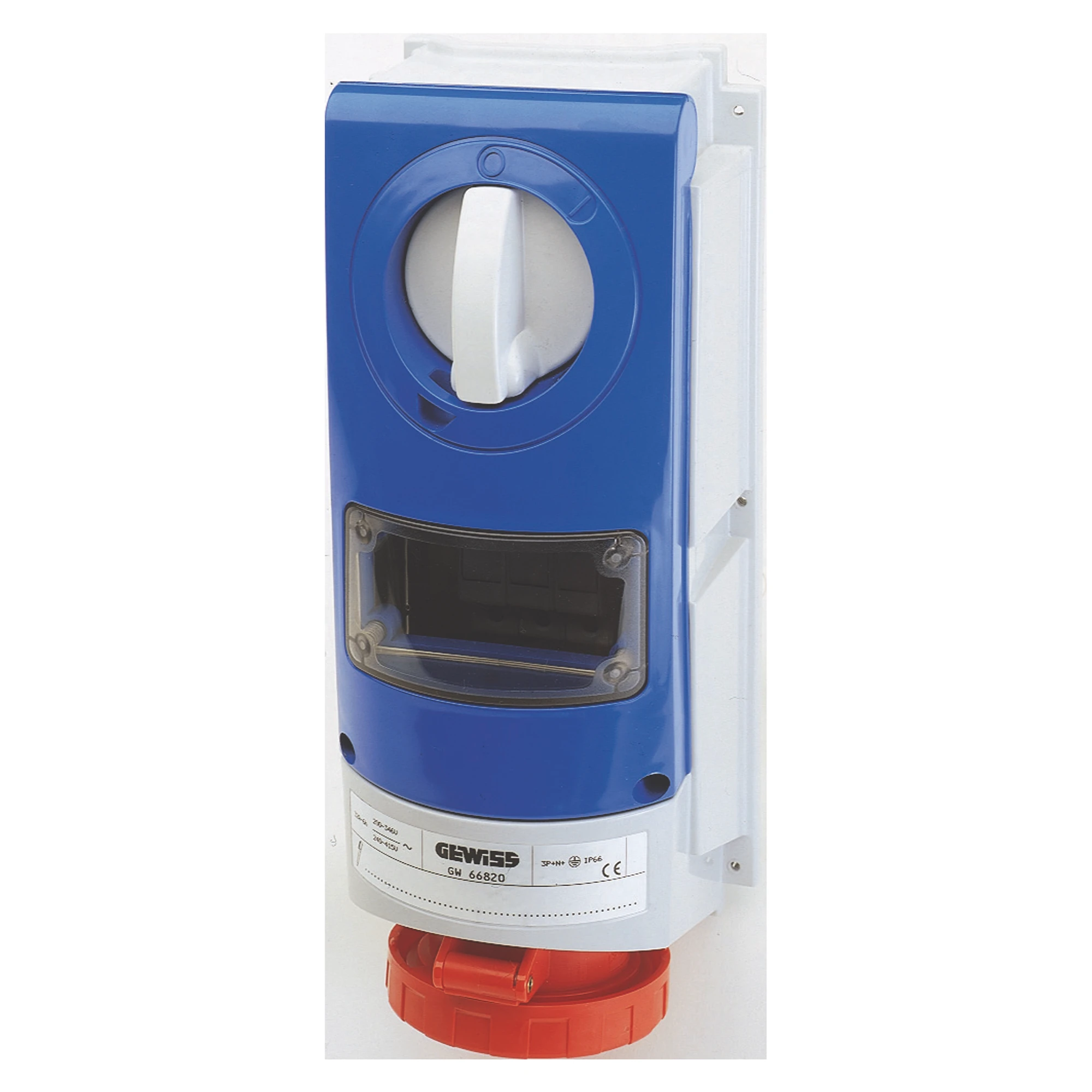 GEWISS GW66818 VERTICAL FIXED INTERLOCKED SOCKET OUTLET - WITHOUT BOTTOM - FOR HEAVY-DUTY USE - WITH FUSE-HOLDER BASE - 2P+E 32A 380-415V-50/60HZ 9H - IP66 (img_001) GEWISS GW66818 VERTICAL FIXED INTERLOCKED SOCKET OUTLET - WITHOUT BOTTOM - FOR HEAVY-DUTY USE - WITH FUSE-HOLDER BASE - 2P+E 32A 380-415V-50/60HZ 9H - IP66 (img_001)