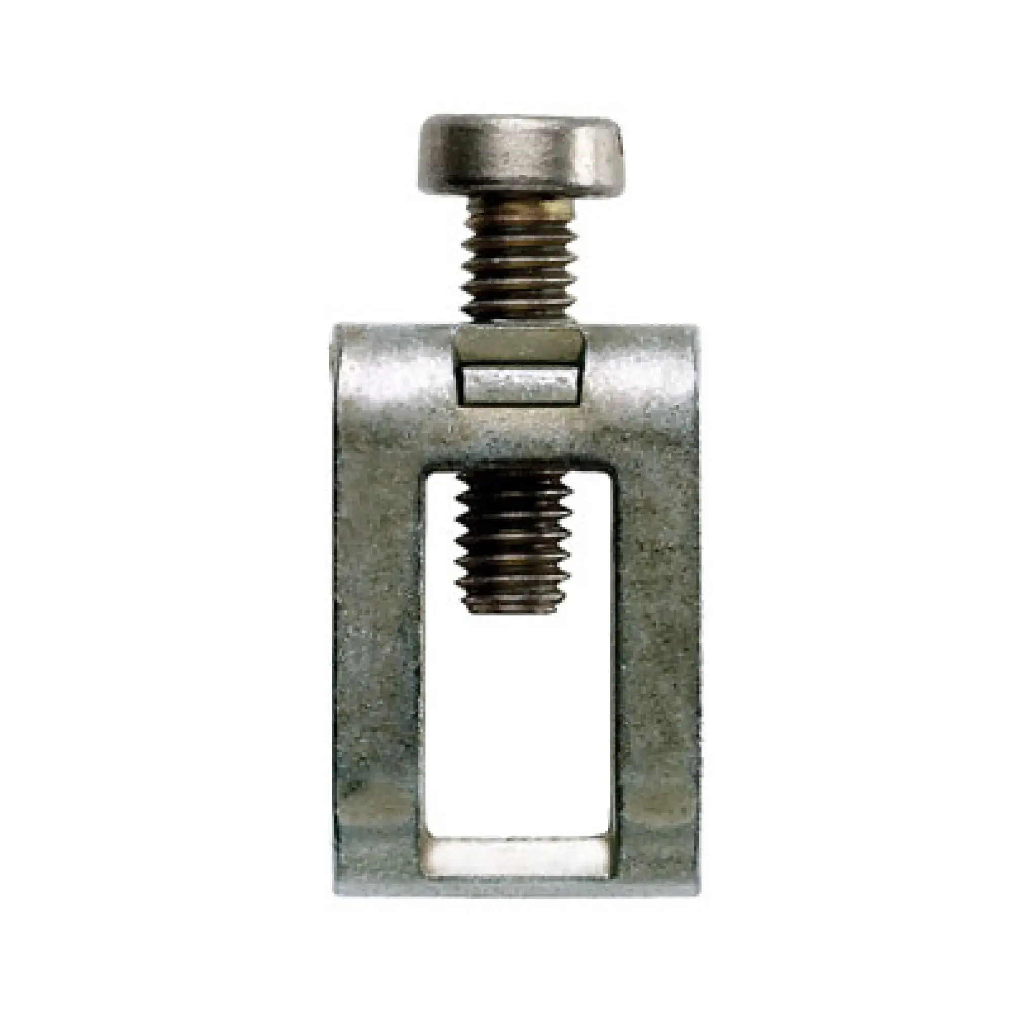Weidmüller 0556800000 Clamping yoke (bus-bar), Clamping yoke, silver, 16 mm², Width: 10 mm, M 4, Steel (img_001)