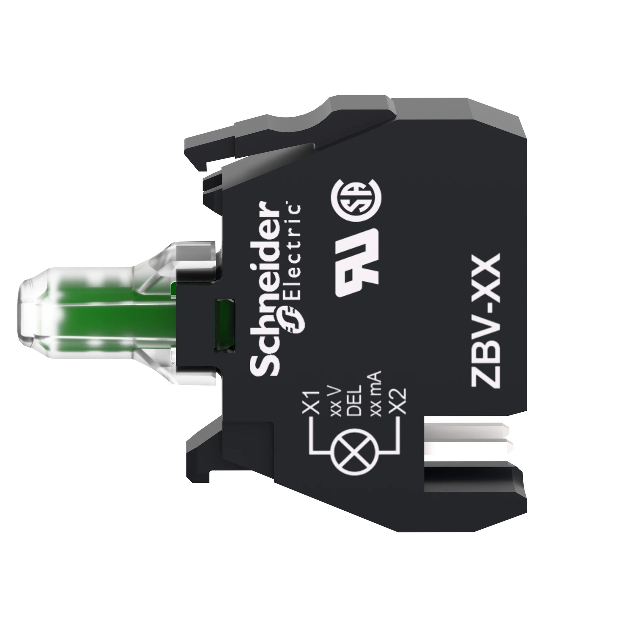 Schneider Electric ZBVB14 Universal LED Module, Harmony XB4 and XB5, 22mm, 30mm, white, connector, 24V AC/DC (img_007)