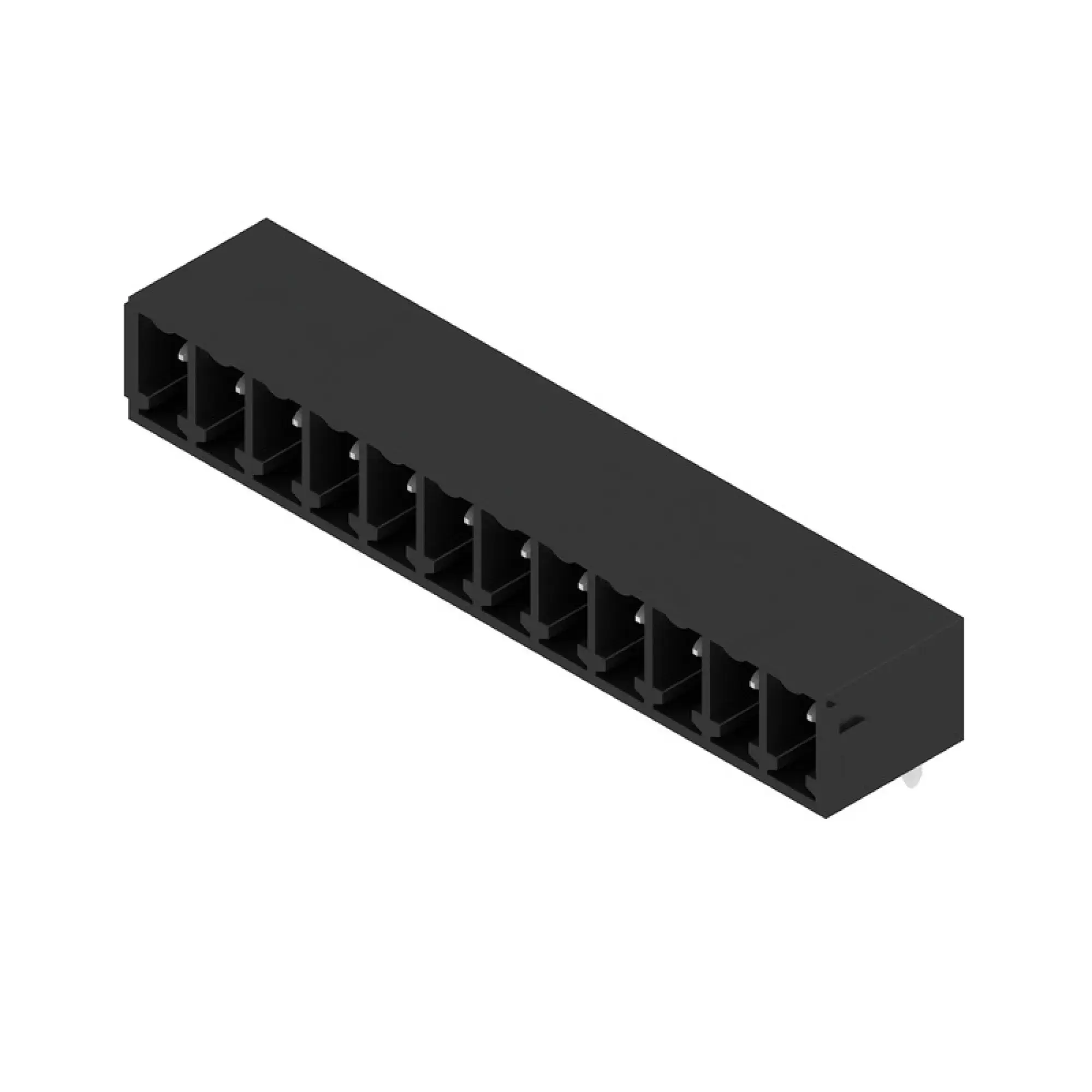 Weidmüller 1037980000 PCB connector (board connection), 160 V, 17.5 A, Pitch in mm: 3.81, Number of poles: 12, THT solder connection, Box (img_001)
