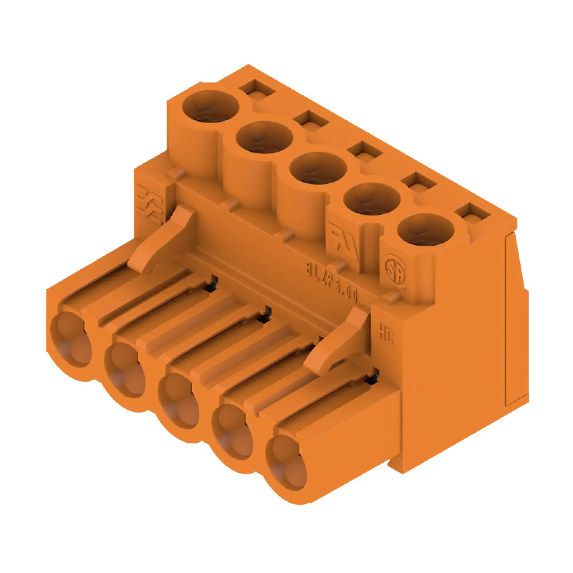 Weidmüller 1954460000 PCB connector (wire connection), 320 V, 23 A, Pitch in mm: 5.00, 4 mm², Number of poles: 5, Clamping yoke connection, Box (img_001) Weidmüller 1954460000 PCB connector (wire connection), 320 V, 23 A, Pitch in mm: 5.00, 4 mm², Number of poles: 5, Clamping yoke connection, Box (img_001)
