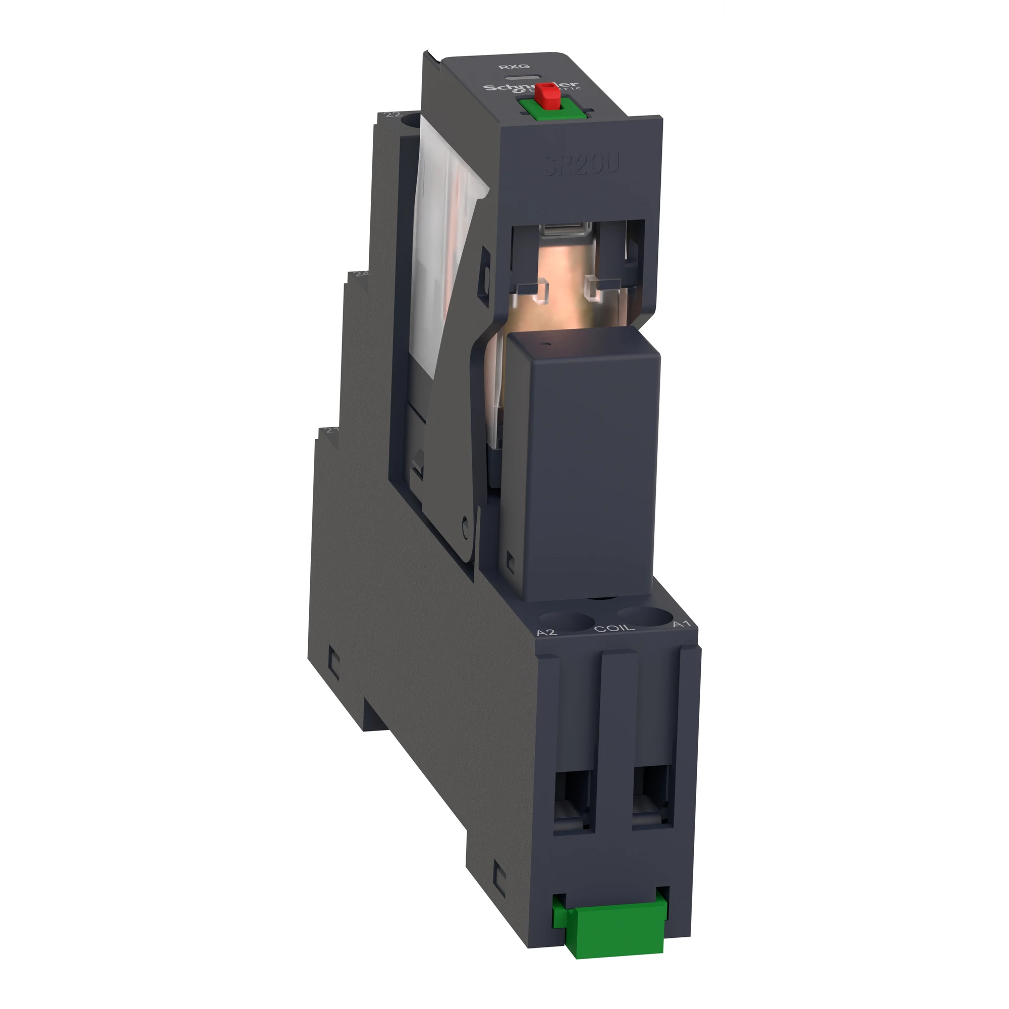 Schneider Electric RXG21P7PV Interface relay 2CO 5A 230VAC Test button Socket Bracket Varistor+LED mounted (img_005) Schneider Electric RXG21P7PV Interface relay 2CO 5A 230VAC Test button Socket Bracket Varistor+LED mounted (img_005)