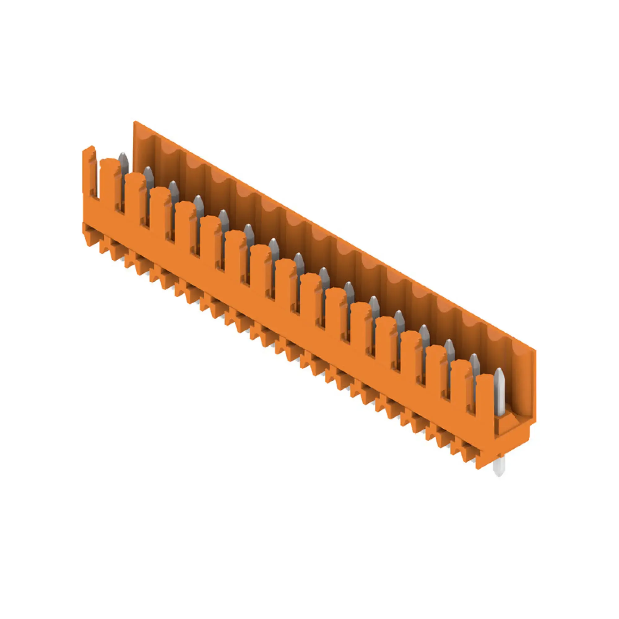 Weidmüller 1604910000 PCB connector (board connection), 160 V, 17 A, Pitch in mm: 3.50, Number of poles: 16, THT solder connection, Box (img_001)