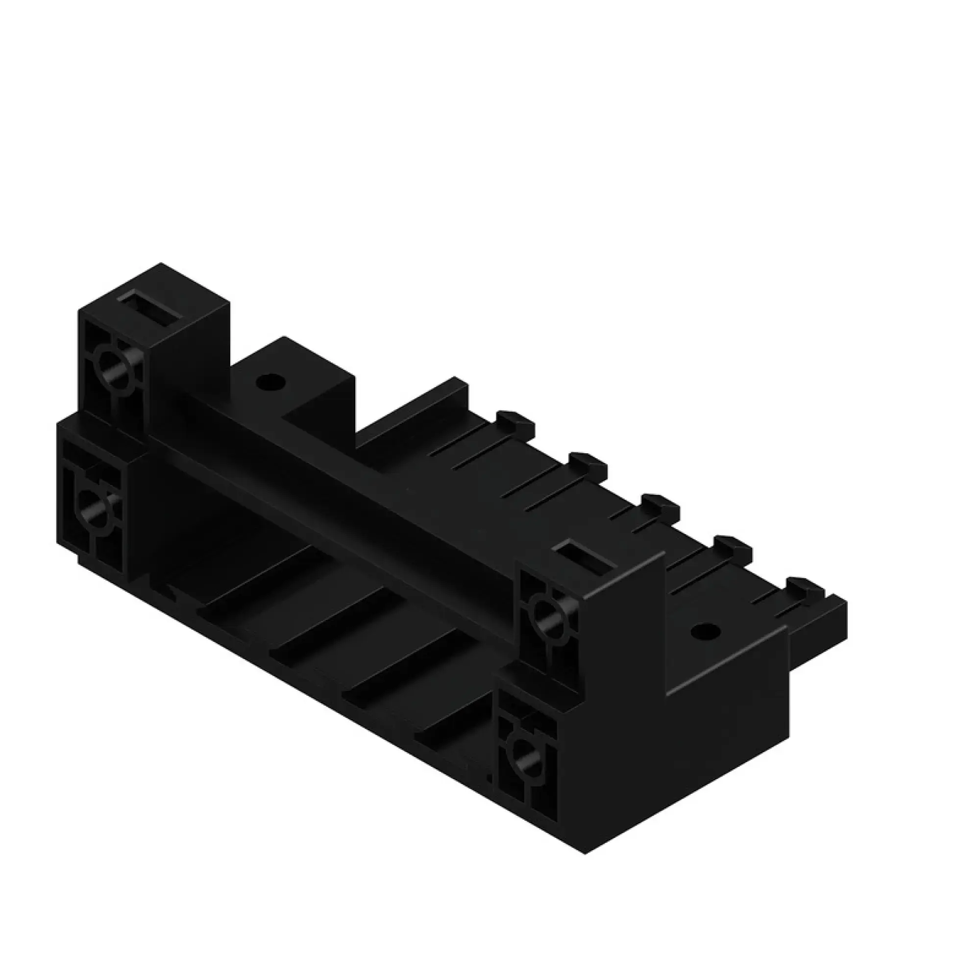 Weidmüller 2838040000 Fastening element (PCB connectors), Accessories, black, Box (img_001)
