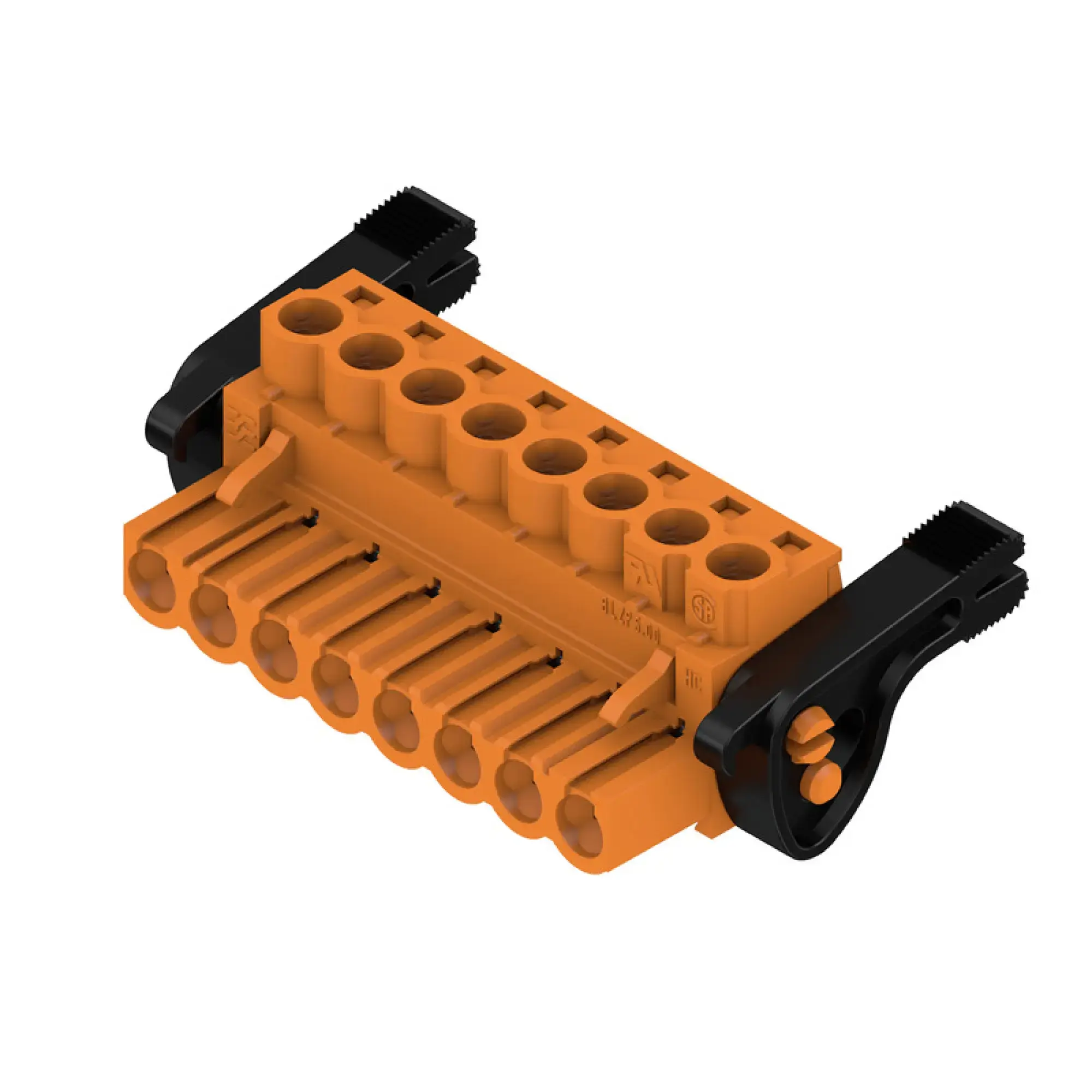 Weidmüller 1956310000 PCB connector (wire connection), 320 V, 23 A, Pitch in mm: 5.00, 4 mm², Number of poles: 8, Clamping yoke connection, Box (img_001) Weidmüller 1956310000 PCB connector (wire connection), 320 V, 23 A, Pitch in mm: 5.00, 4 mm², Number of poles: 8, Clamping yoke connection, Box (img_001)