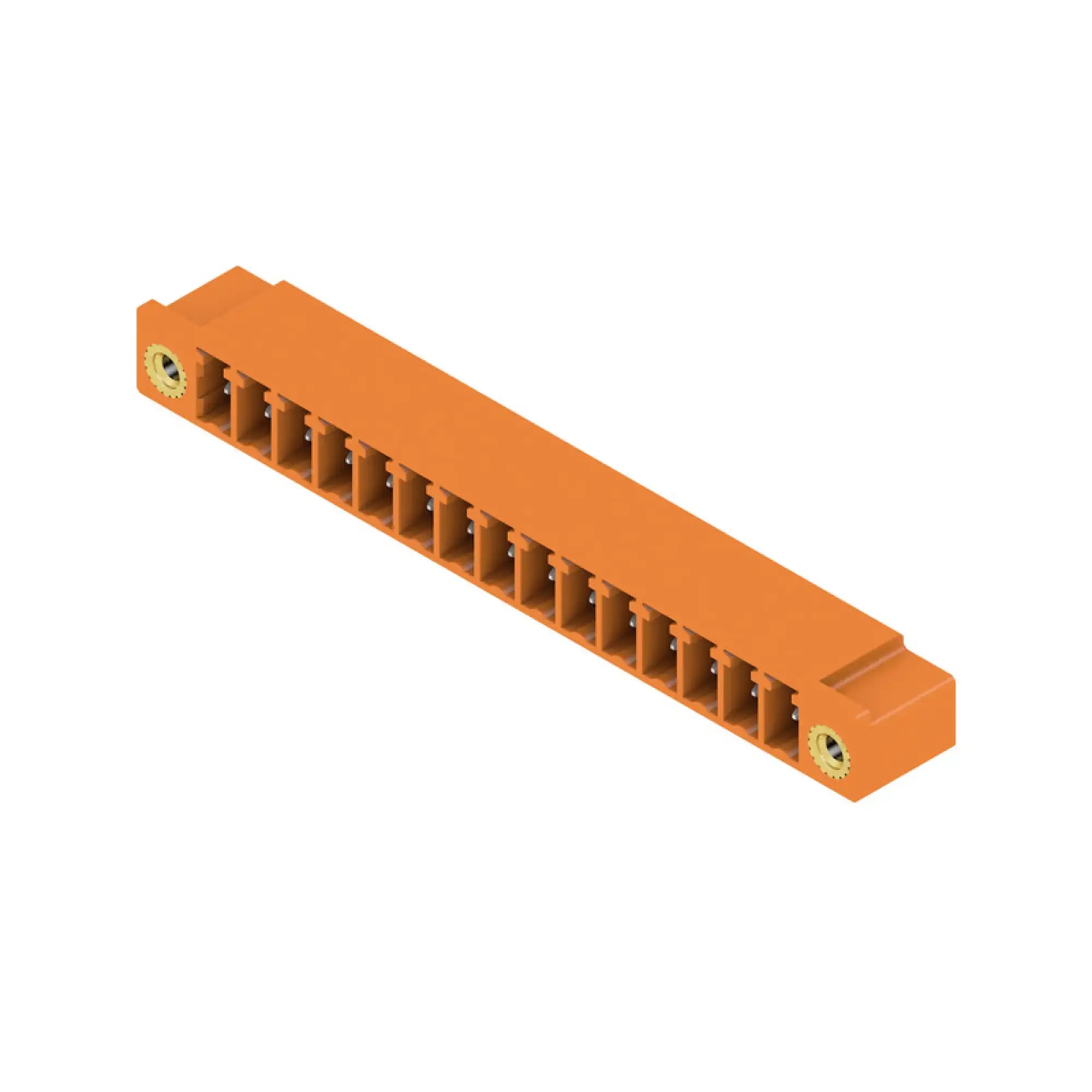 Weidmüller 1942580000 PCB connector (board connection), 160 V, 17.5 A, Pitch in mm: 3.81, Number of poles: 15, THT solder connection, Box (img_001)