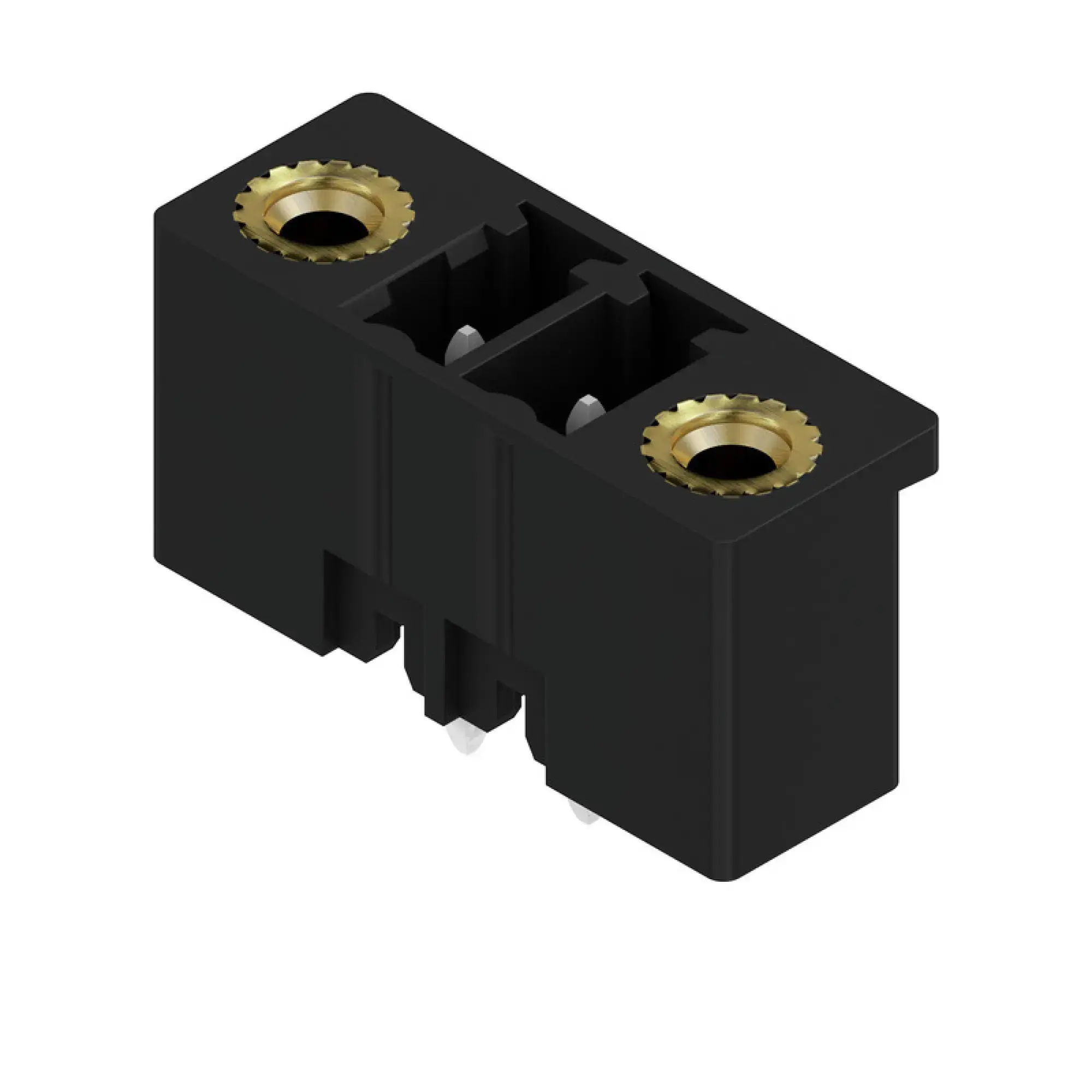 Weidmüller 1793700000 PCB connector (board connection), 160 V, 17.5 A, Pitch in mm: 3.81, Number of poles: 2, THT solder connection, Box (img_001)