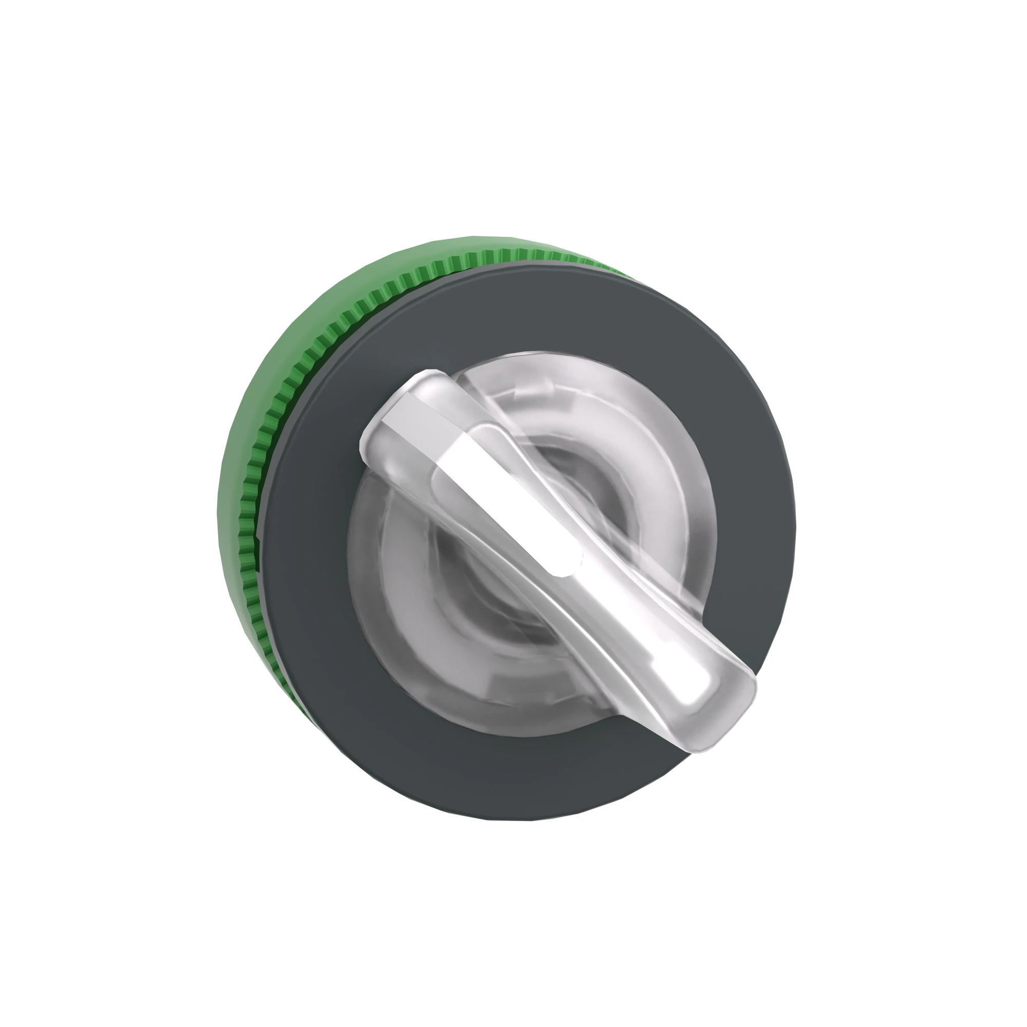 Schneider Electric ZB5FK1213 Illuminated Selector Switch, Front Element, Harmony XB5F, Plastic, 30mm, White, for universal LED, 2 positions, latching (img_003)