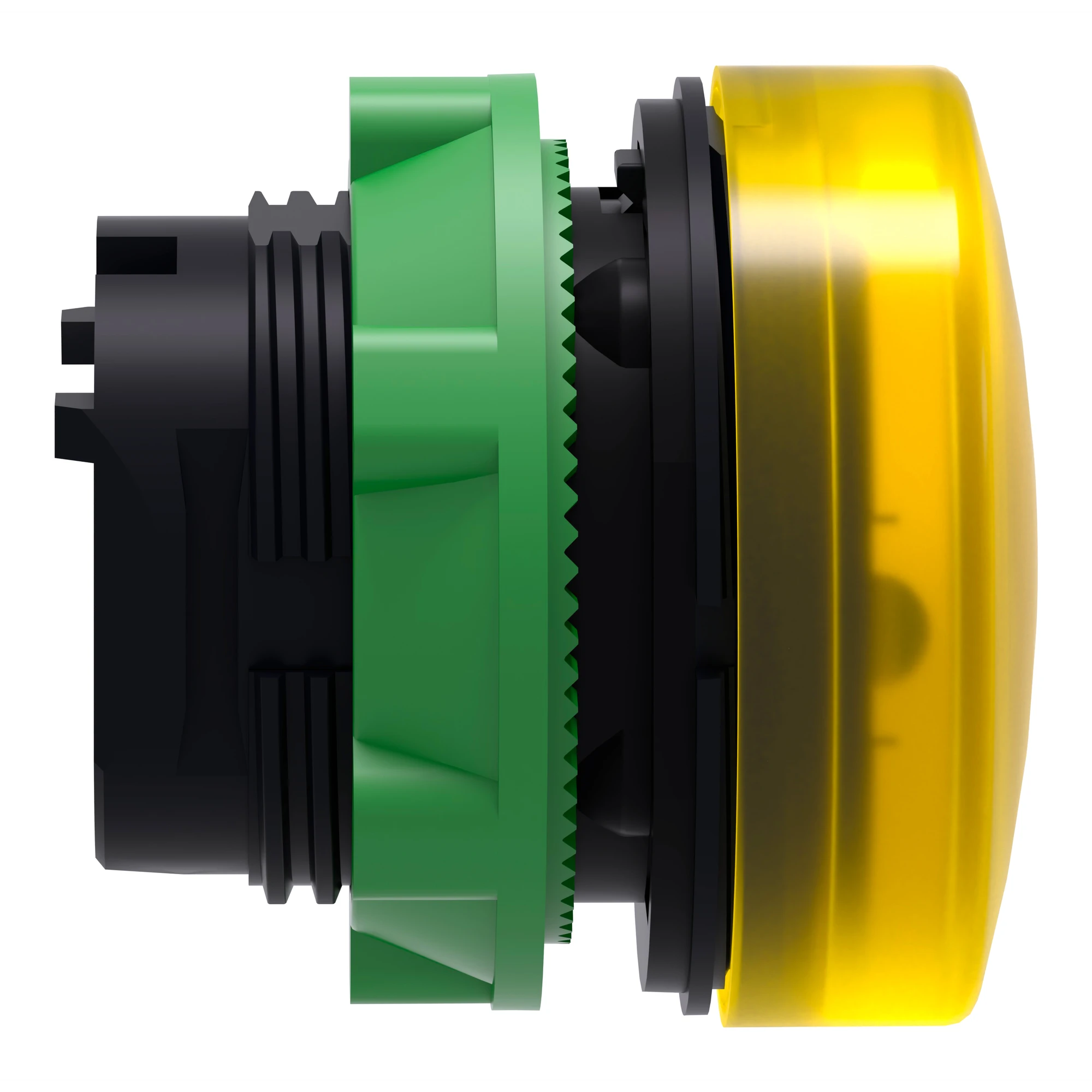 Schneider Electric ZB5AV083S Indicator light, front element, Harmony XB5, plastic, 22mm, yellow, for universal LED, ribbed dome (img_002) Schneider Electric ZB5AV083S Indicator light, front element, Harmony XB5, plastic, 22mm, yellow, for universal LED, ribbed dome (img_002)