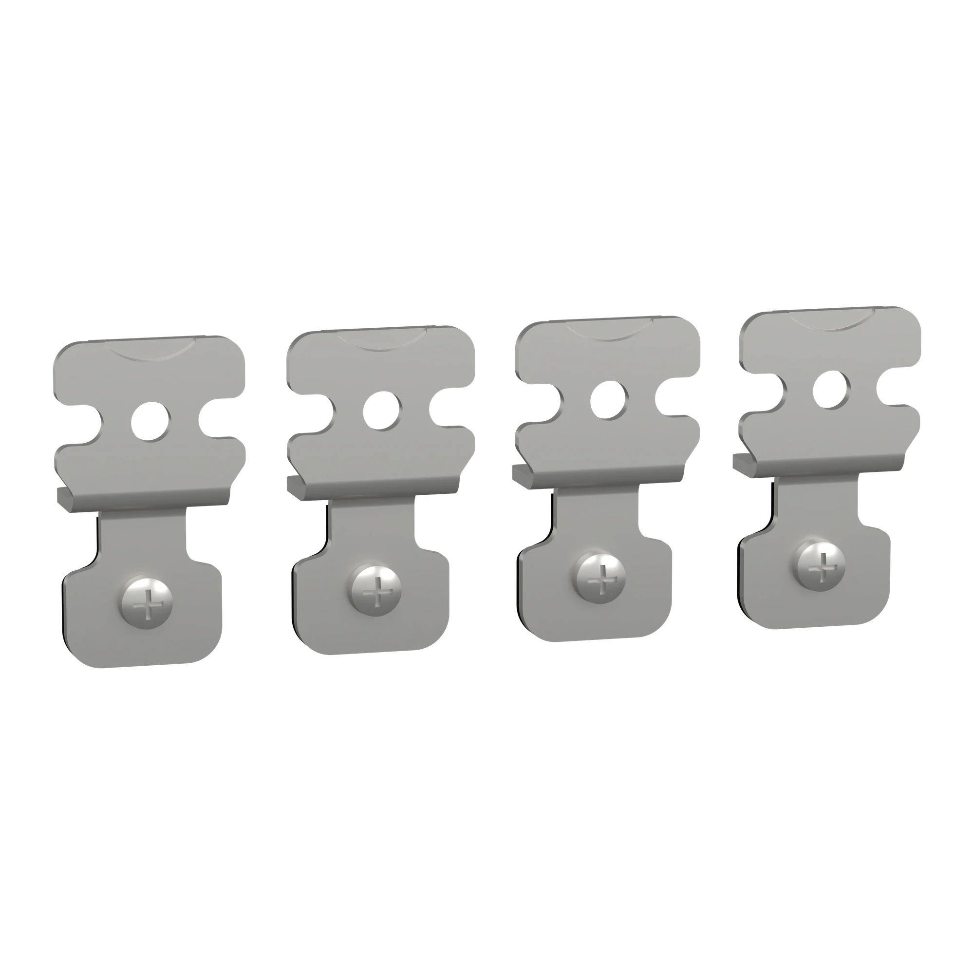 Schneider Electric NSYAEFPFSC Set, 4 steel wall-mounting brackets for Spacial S3D enclosure (img_001)