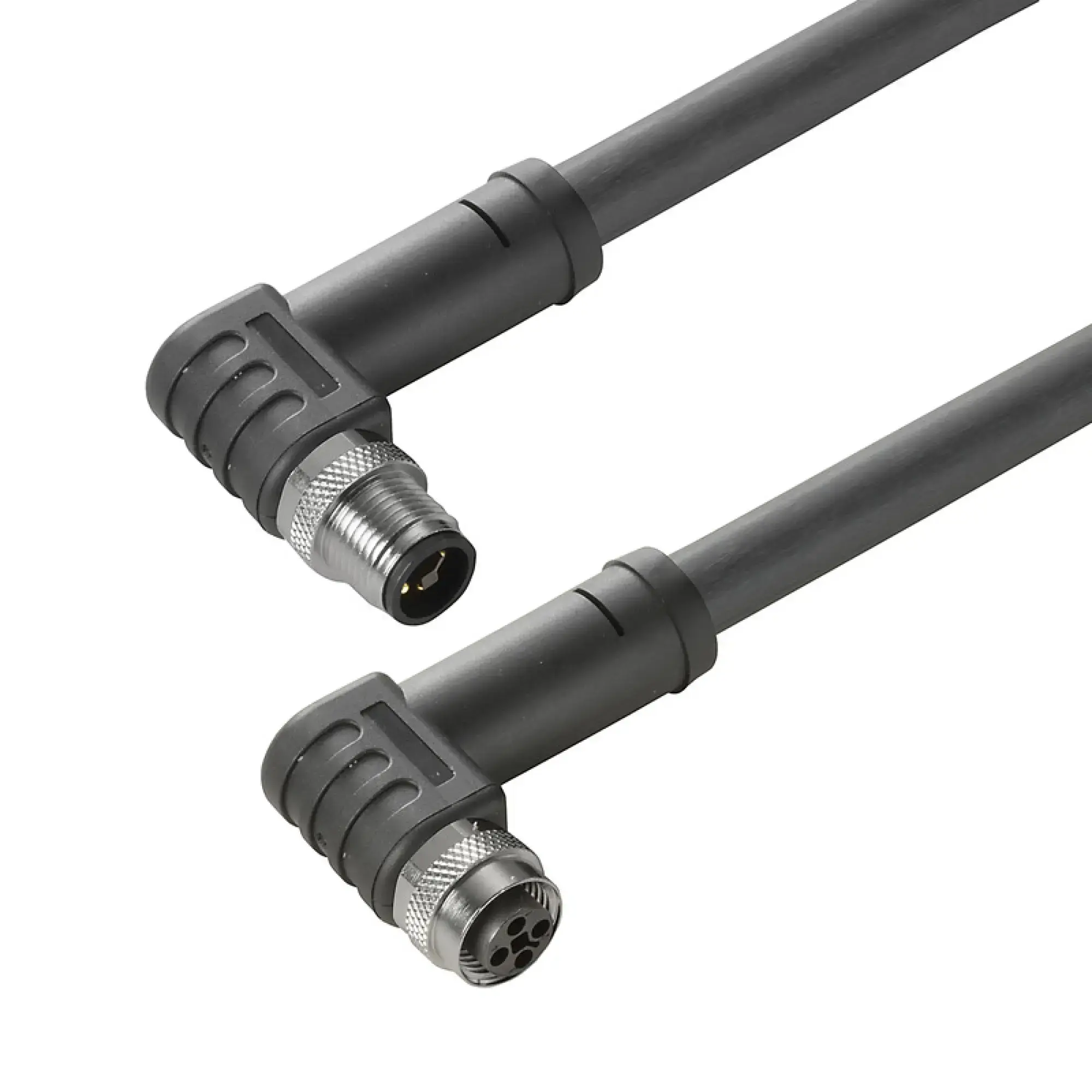 Weidmüller 2050920500 Sensor-actuator Cable (assembled), Connecting line, M12 / M12, Number of poles: 4, pin, 90° - socket 90°, Cable length: 5 m, Shielded: No (img_001) Weidmüller 2050920500 Sensor-actuator Cable (assembled), Connecting line, M12 / M12, Number of poles: 4, pin, 90° - socket 90°, Cable length: 5 m, Shielded: No (img_001)