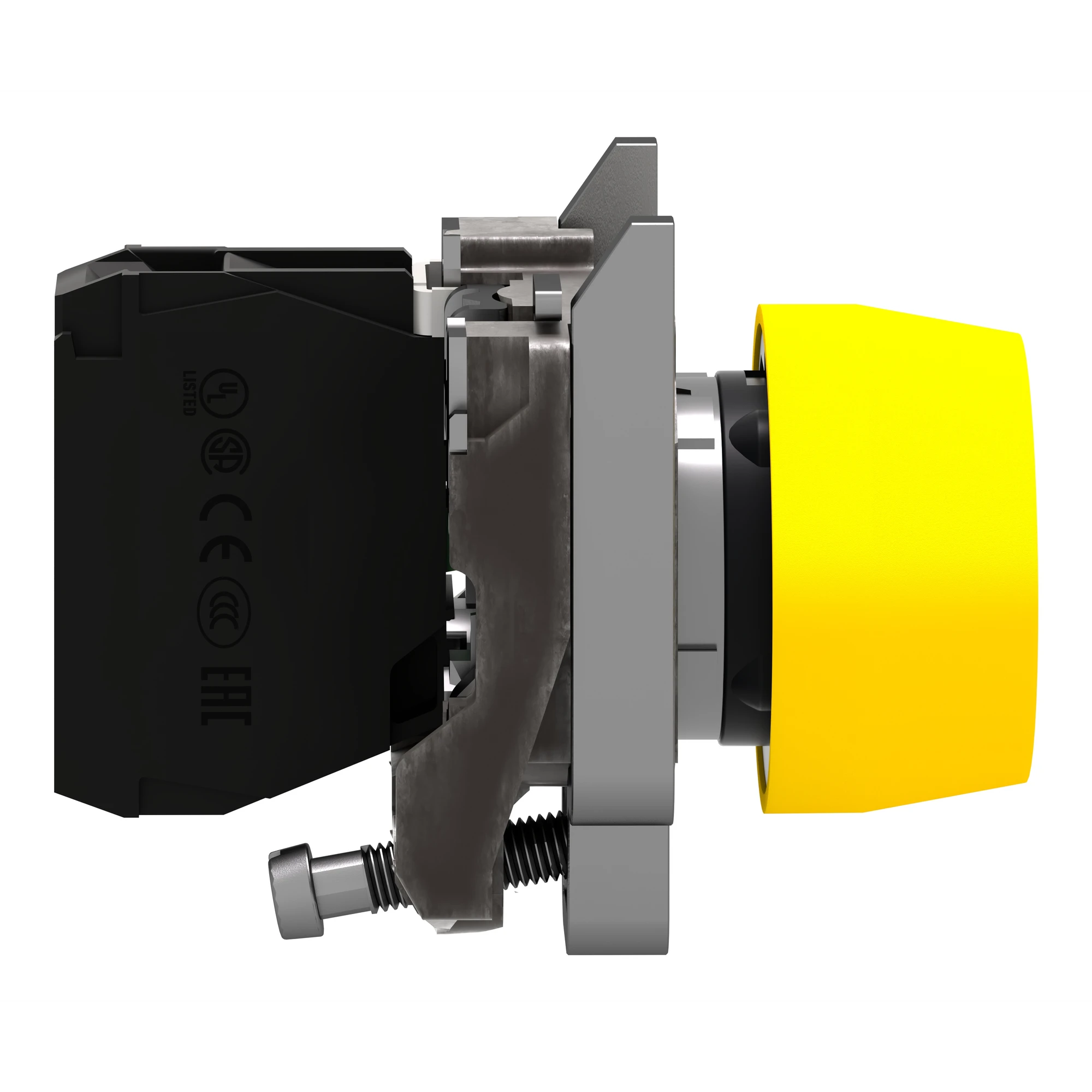 Schneider Electric XB4BPS51EX Pushbutton, Harmony XB4, metal, 22mm, yellow, momentary, with protective cover, 1S, ATEX (img_003) Schneider Electric XB4BPS51EX Pushbutton, Harmony XB4, metal, 22mm, yellow, momentary, with protective cover, 1S, ATEX (img_003)