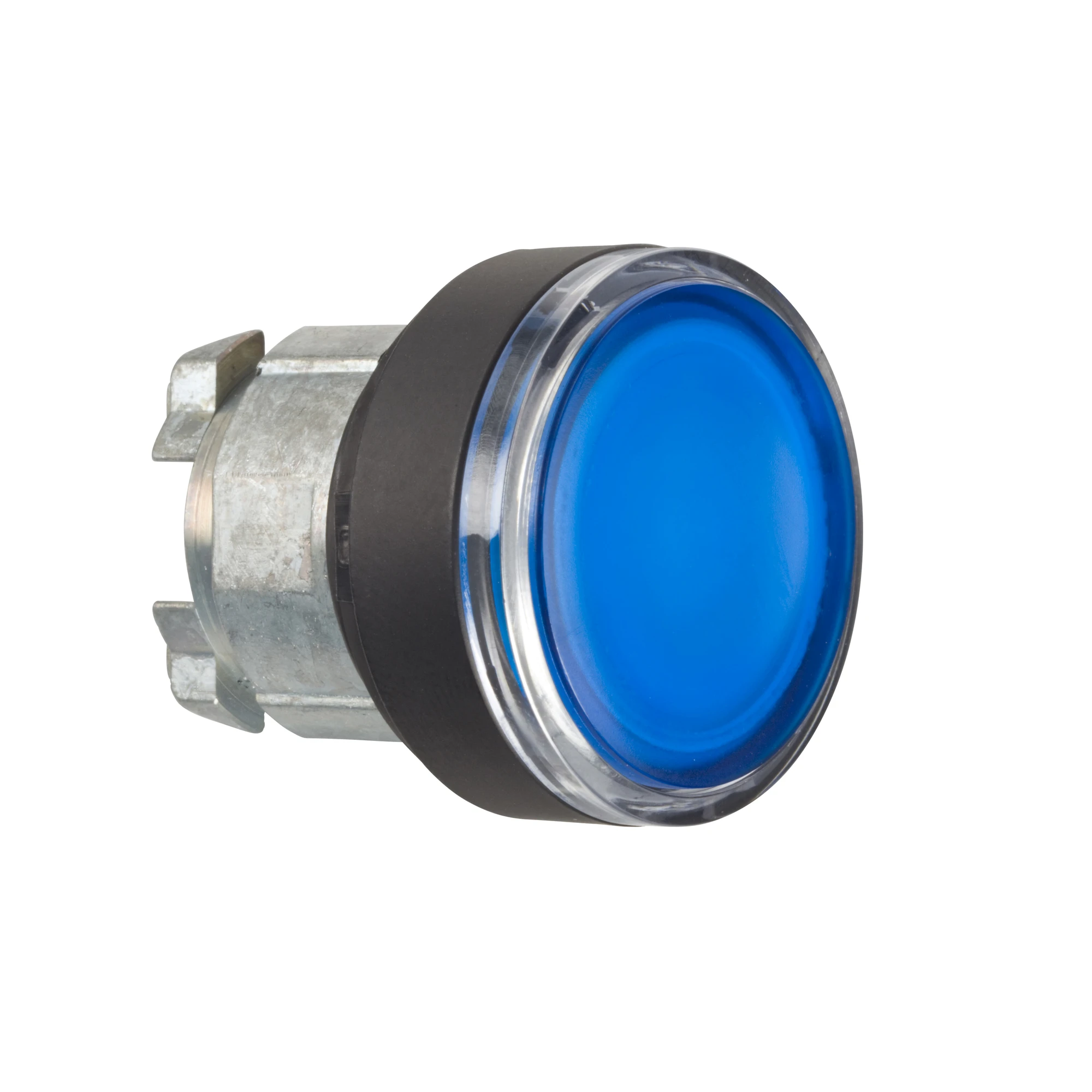 Schneider Electric ZB4BW367 Illuminated push-button, front element, Harmony XB4, metal, 22mm, blue, unlabelled, momentary, smooth dome, BA9s (img_001) Schneider Electric ZB4BW367 Illuminated push-button, front element, Harmony XB4, metal, 22mm, blue, unlabelled, momentary, smooth dome, BA9s (img_001)