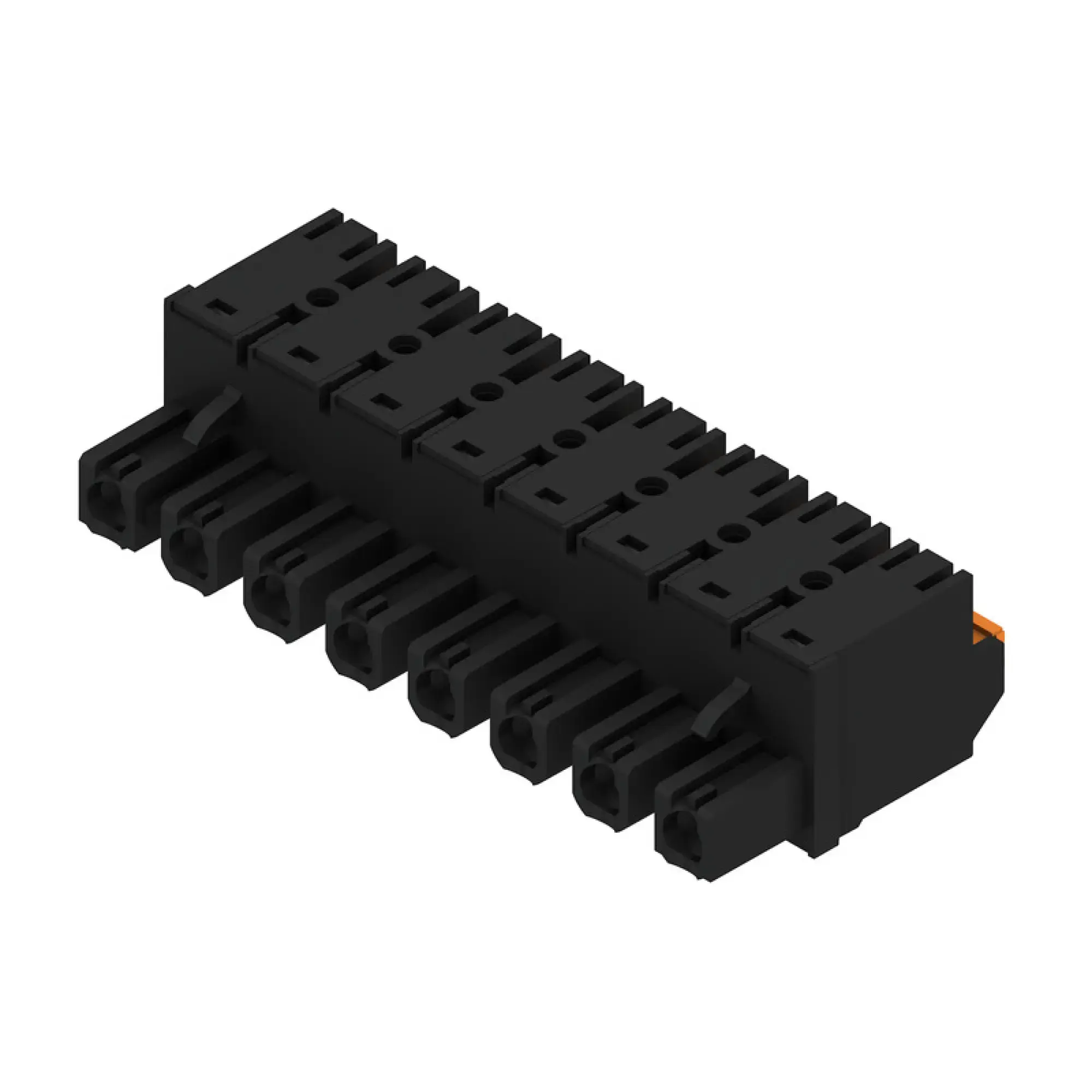 Weidmüller 1227360000 PCB connector (wire connection), 1000 V, 29 A, Pitch in mm: 7.62, 2.5 mm², Number of poles: 8, PUSH IN with actuator, Box (img_001)