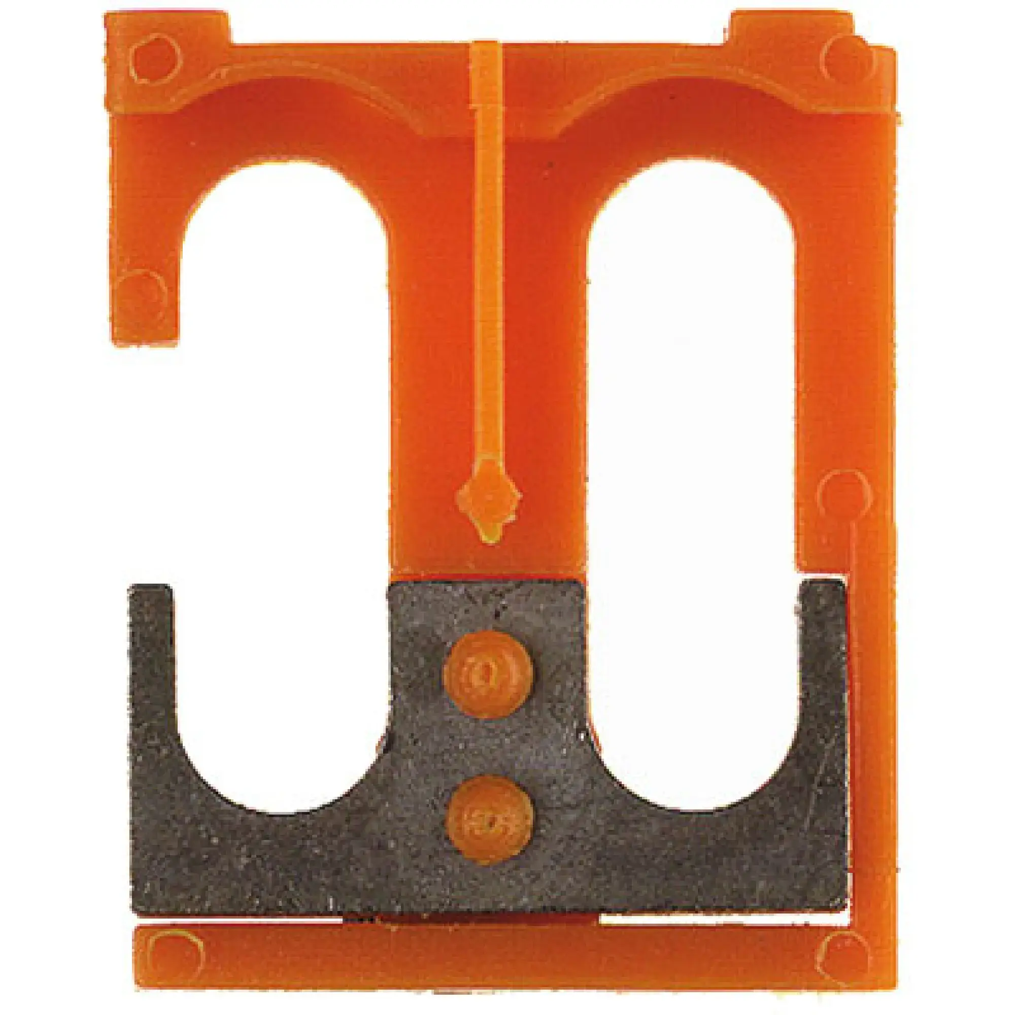 Weidmüller 1670360000 Cross-connector (terminal), when screwed in, beige, 57 A, Number of poles: 2, Pitch in mm: 12.00, Insulated: Yes, Width: 15.4 mm (img_001)