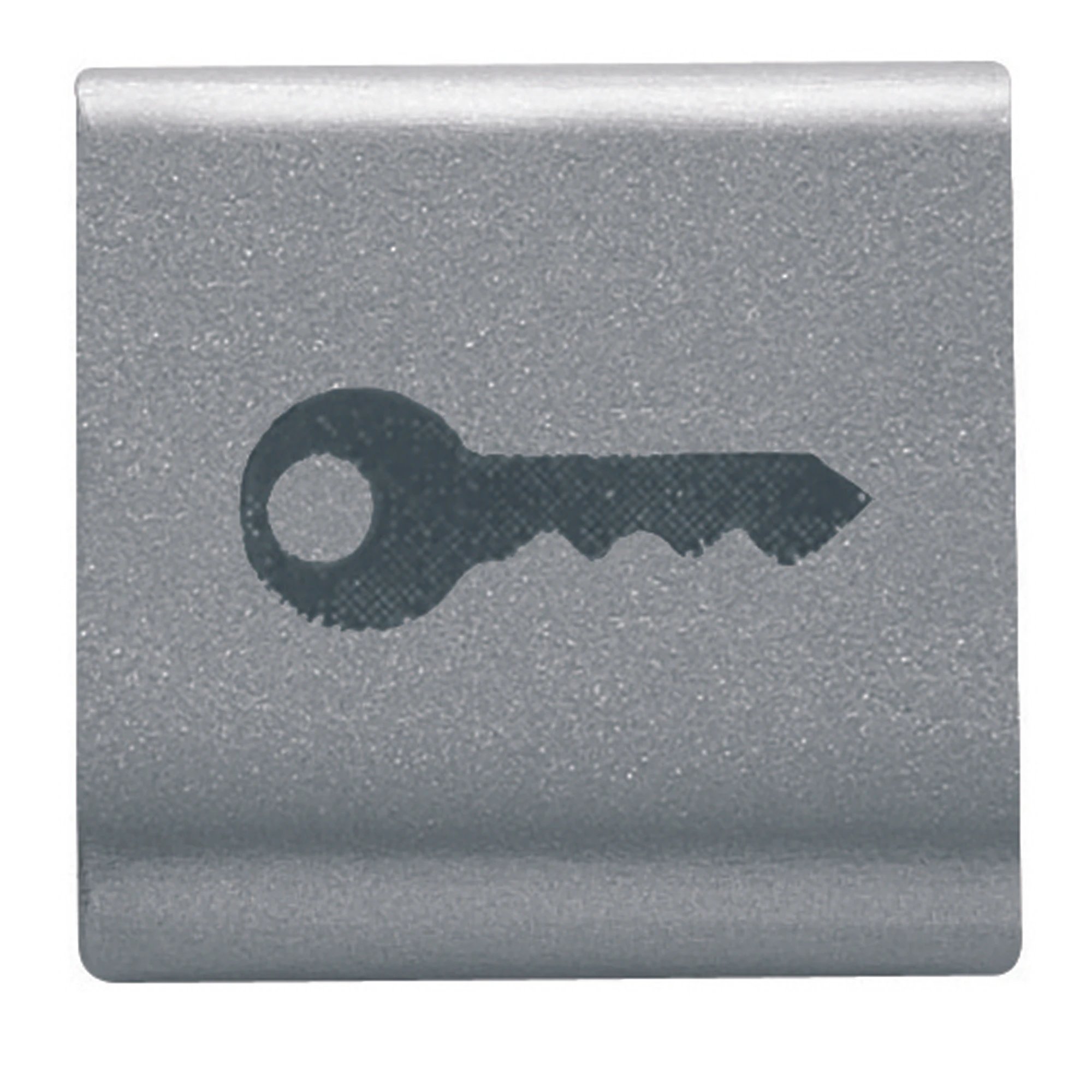 GEWISS GW14543 INTERCHANGEABLE BUTTON KEY - 22X22mm - KEY - TITANIUM - CHORUSMART (img_001)