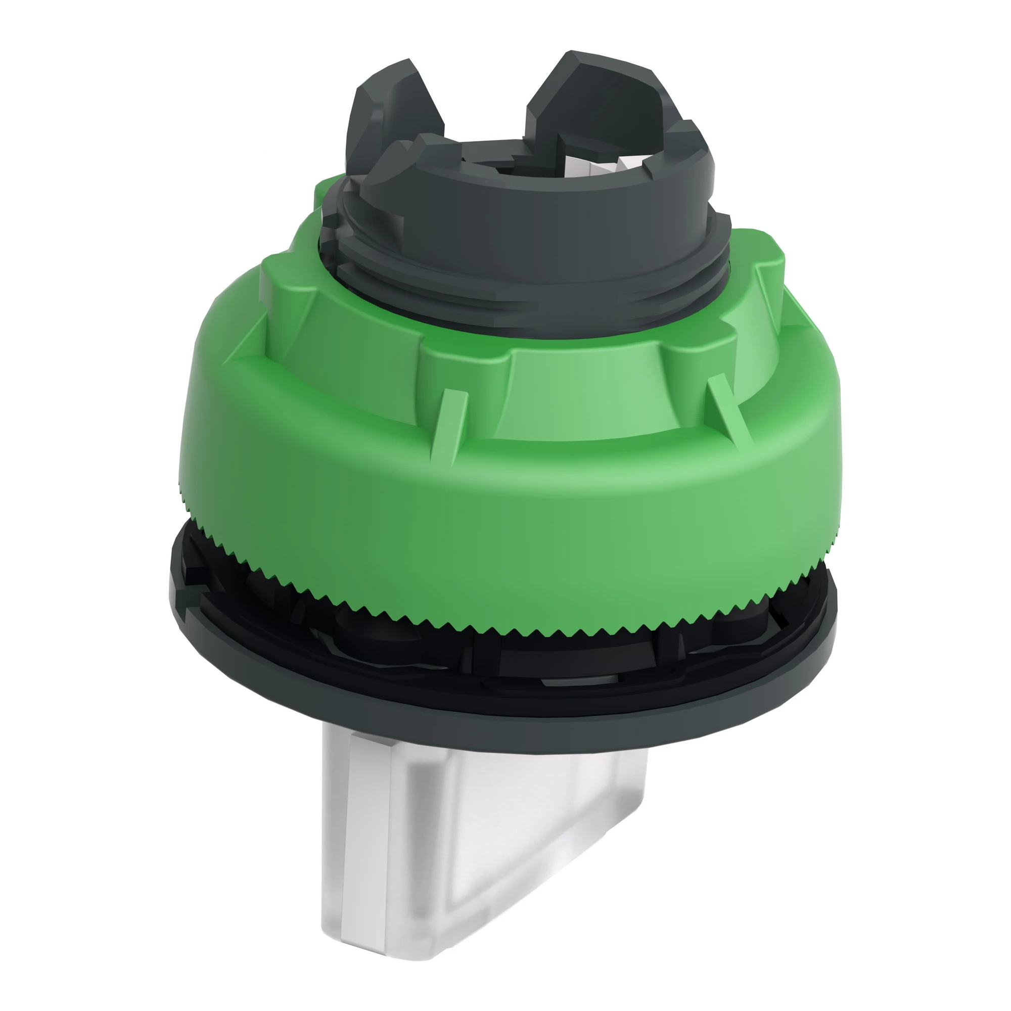 Schneider Electric ZB5FK1413 Illuminated Selector Switch, Front Element, Harmony XB5F, Plastic, 30mm, White, for Universal LED, 2 Positions, Momentary (img_005)