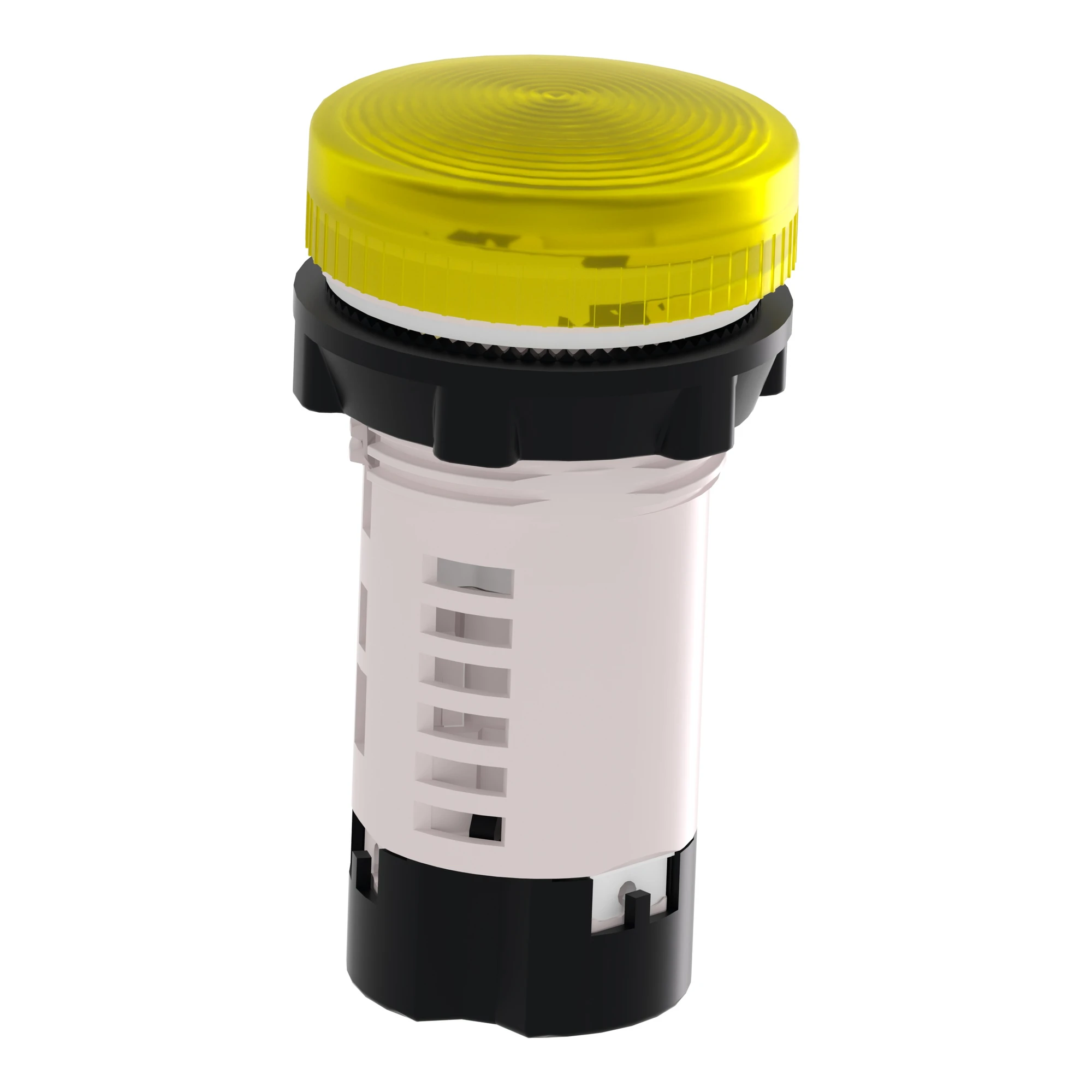 Schneider Electric XB7EV65P Indicator light, Harmony XB7, Monoblock, Plastic, Ø22mm, yellow, Incandescent lamp, 230V AC, Screw terminal (img_004)
