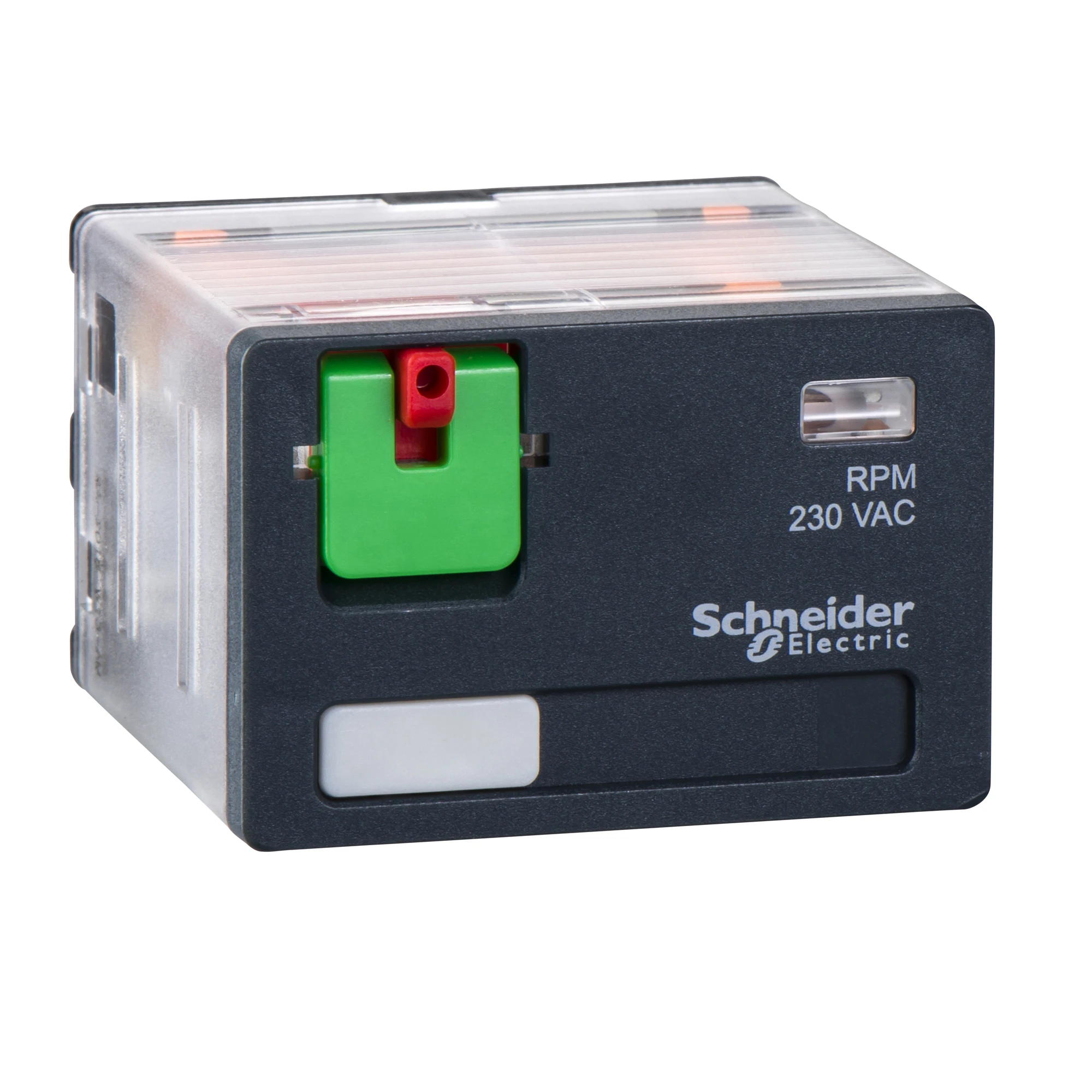 Schneider Electric RPM41P7 Power Relay RPM, 4 W, 15 A, 230VAC, without LED, with test button (img_001) Schneider Electric RPM41P7 Power Relay RPM, 4 W, 15 A, 230VAC, without LED, with test button (img_001)