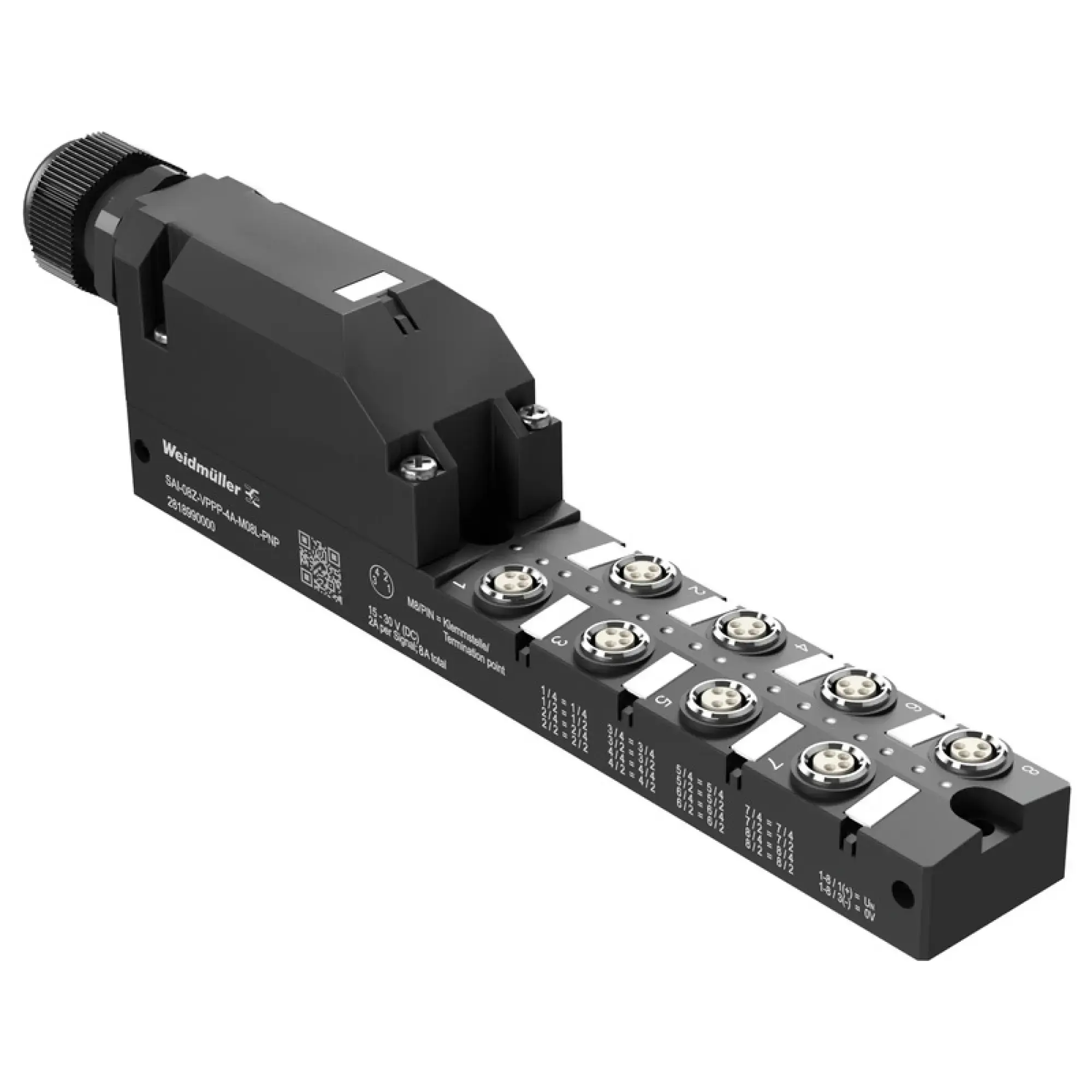 Weidmüller 2818990000 Sensor-actuator passive distributor (without cable), Hood distributor, M8, 30 V, LED: Yes, LED initiator: Yes, Wiring type: PNP (img_001) Weidmüller 2818990000 Sensor-actuator passive distributor (without cable), Hood distributor, M8, 30 V, LED: Yes, LED initiator: Yes, Wiring type: PNP (img_001)