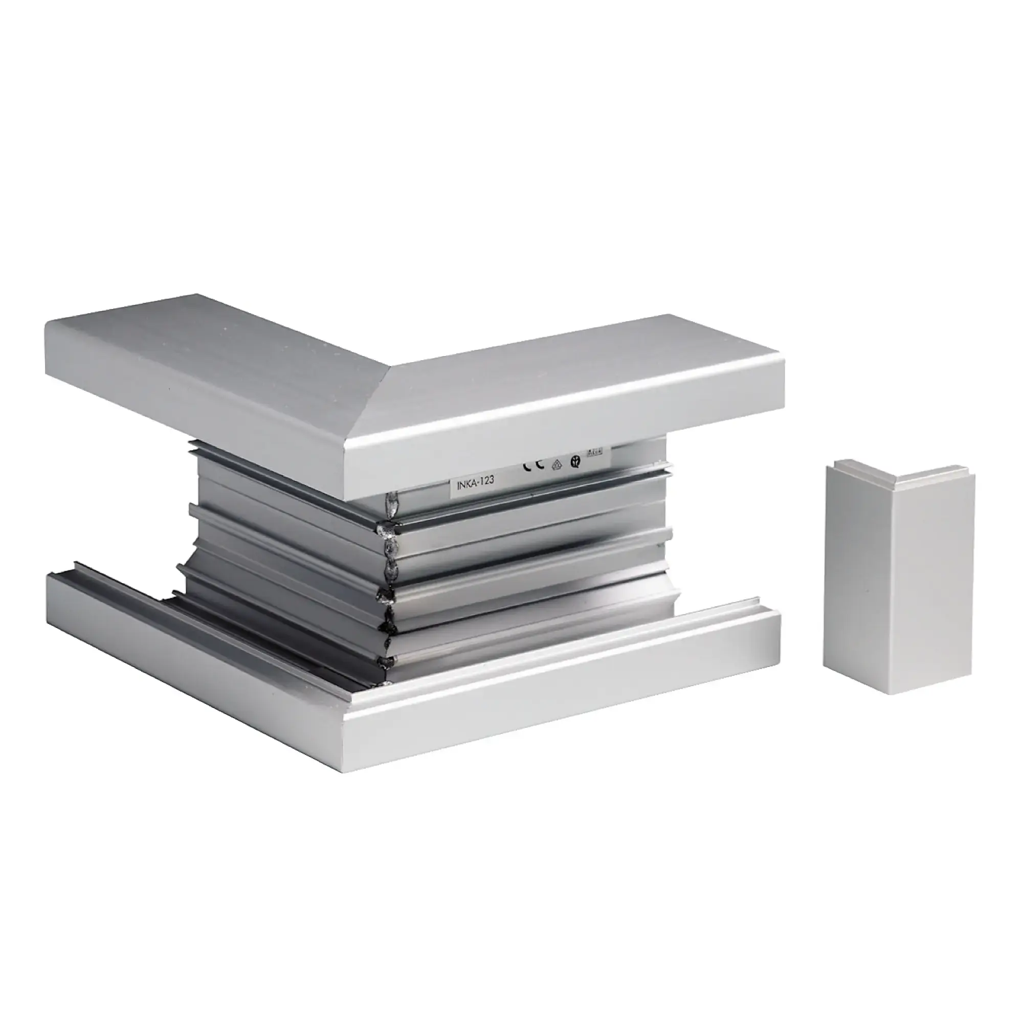 Schneider Electric 5507110 INKA 123/72 External corner with cover, Anodized aluminum Type:INKA YH 123/72 AN (img_002) Schneider Electric 5507110 INKA 123/72 External corner with cover, Anodized aluminum Type:INKA YH 123/72 AN (img_002)