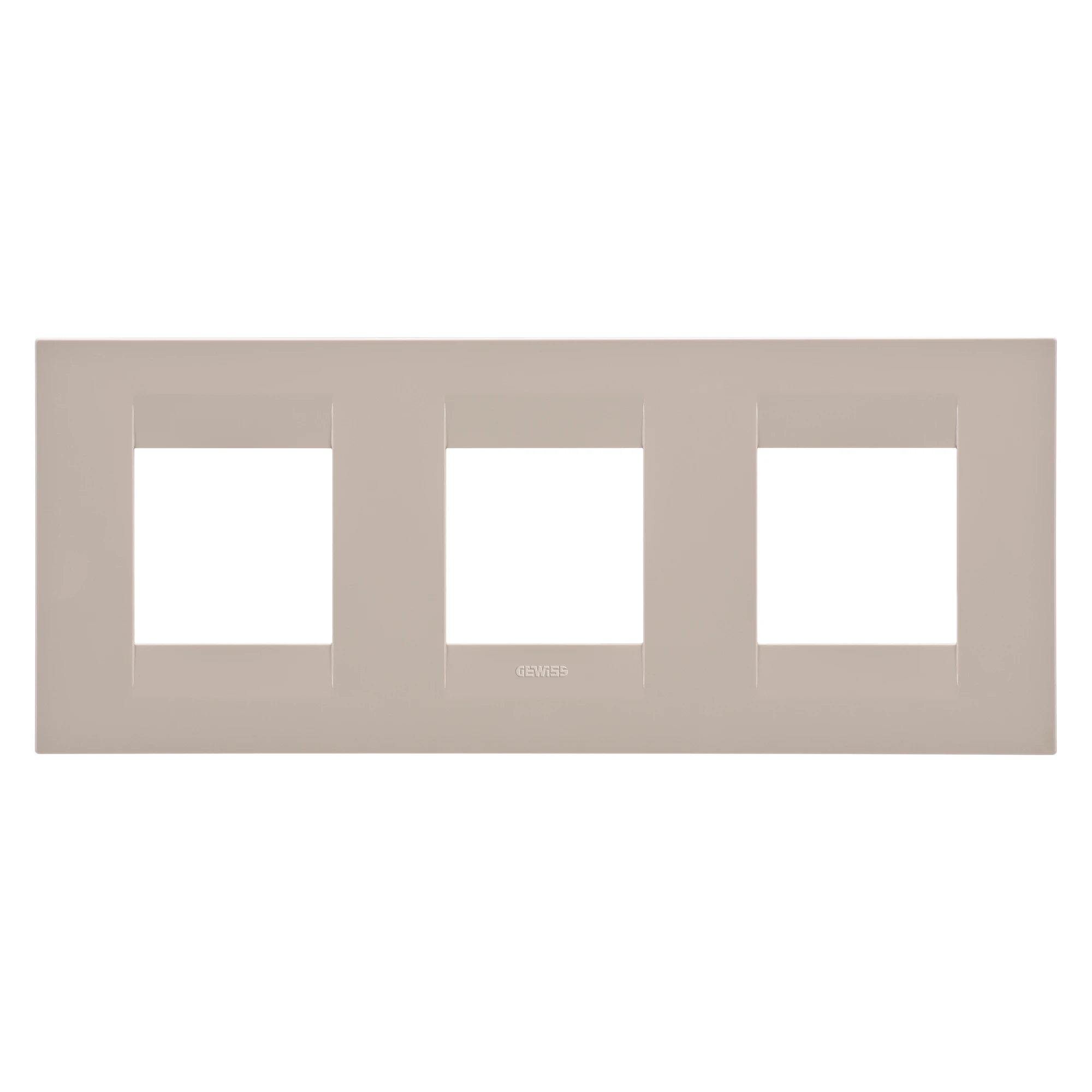 GEWISS GW16426TC GEO INTERNATIONAL PLATE - IN TECHNOPOLYMER - 2+2+2 MODULES HORIZONTAL - HEMP - CHORUSMART (img_001) GEWISS GW16426TC GEO INTERNATIONAL PLATE - IN TECHNOPOLYMER - 2+2+2 MODULES HORIZONTAL - HEMP - CHORUSMART (img_001)