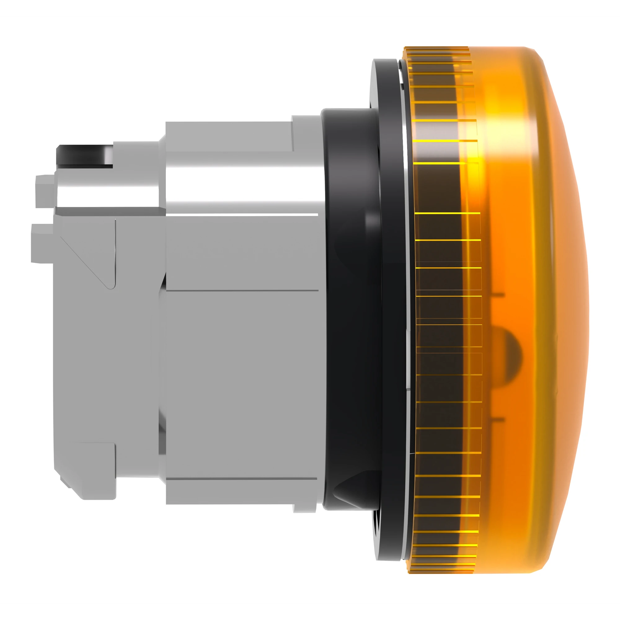 Schneider Electric ZB4BV05 Signal Lamp, Front Element, Harmony XB4, Metal, 22mm, Orange, for Incandescent Lamp BA9s, Smooth Dome (img_003)
