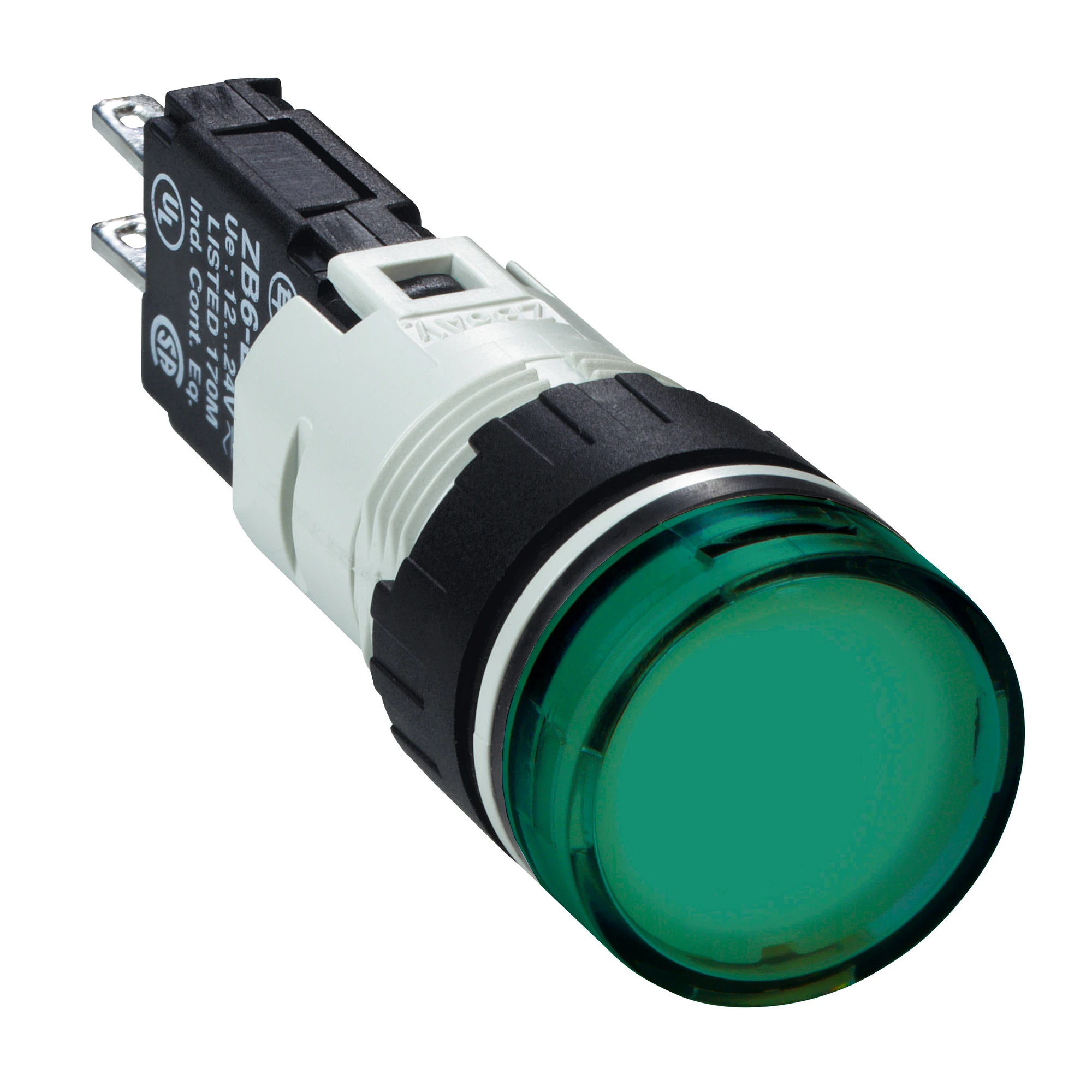 Schneider Electric XB6AV3BB Pilot light, Ø 22, round, IP 65, green, Integral LED, 24 V, connector (img_001) Schneider Electric XB6AV3BB Pilot light, Ø 22, round, IP 65, green, Integral LED, 24 V, connector (img_001)