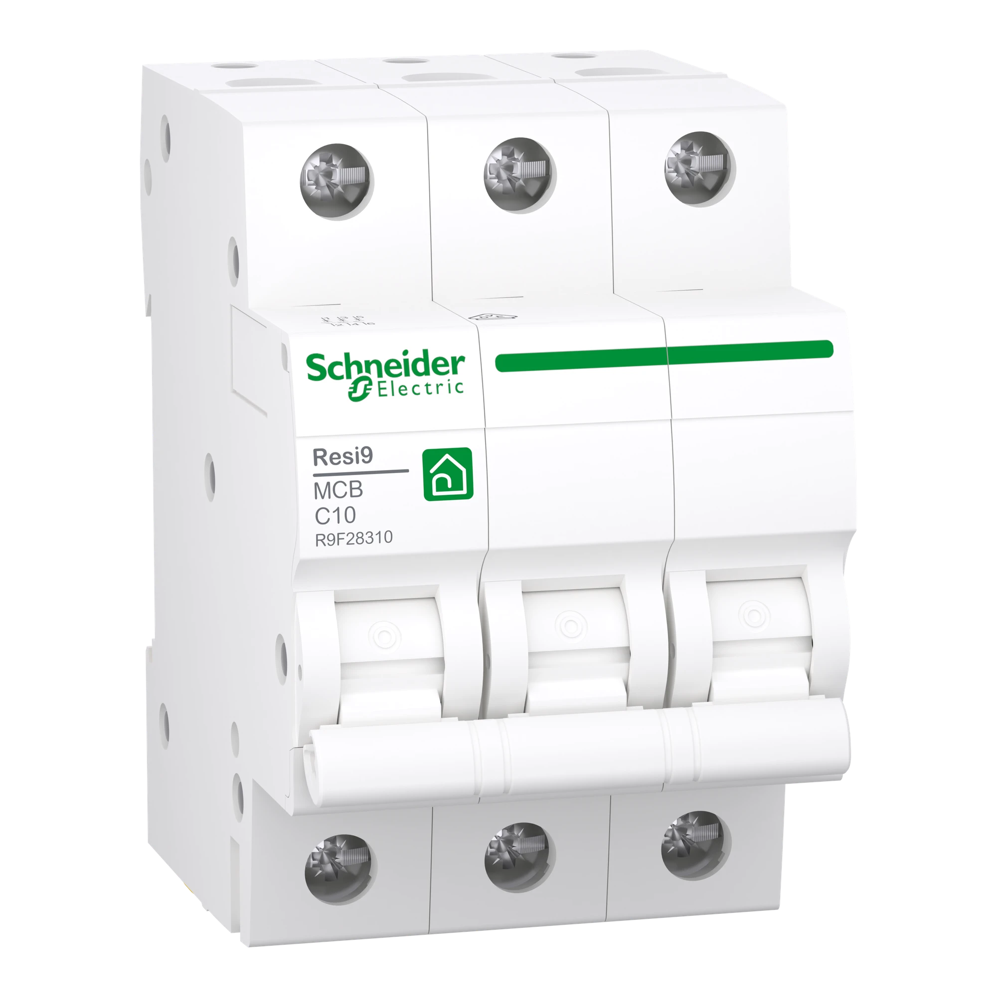 Schneider Electric R9F28310 Resi9 Circuit Breaker 3P, 10A, C Characteristic, 10kA (img_001) Schneider Electric R9F28310 Resi9 Circuit Breaker 3P, 10A, C Characteristic, 10kA (img_001)
