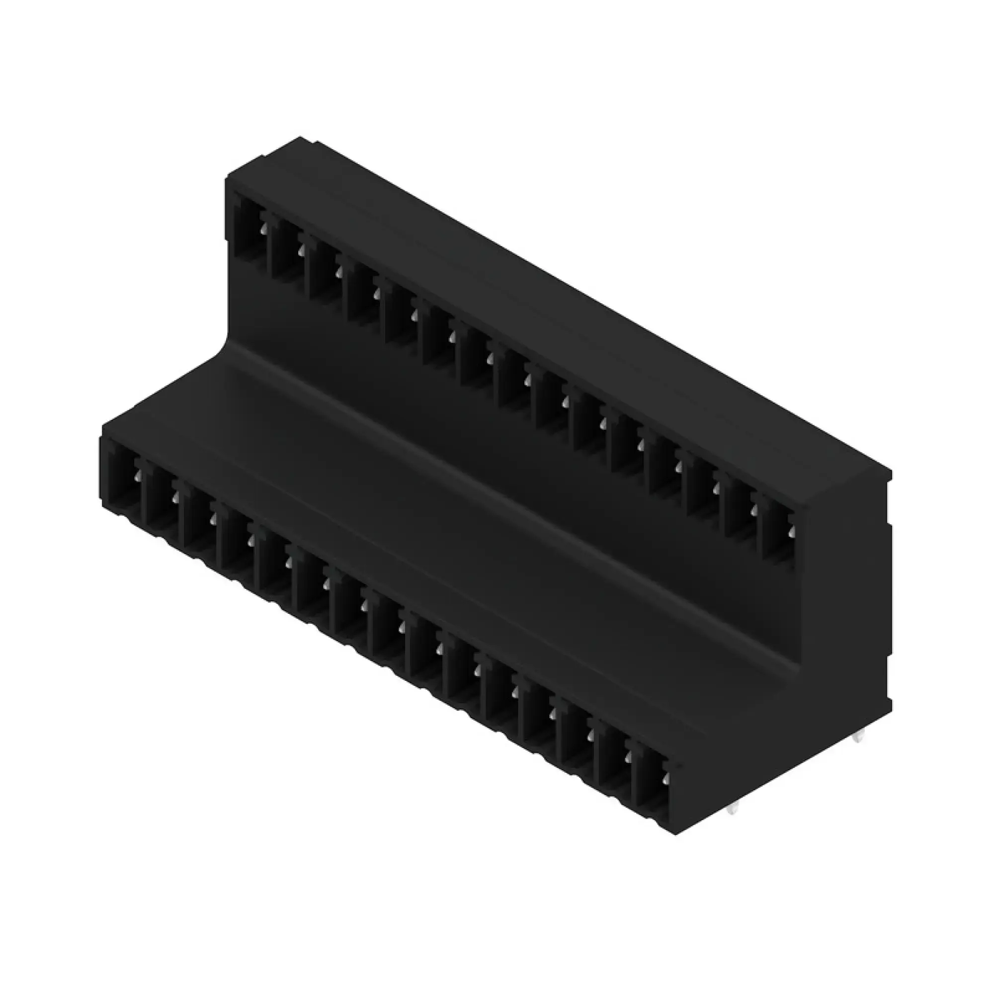 Weidmüller 1033630000 PCB connector (board connection), 160 V, 17.5 A, Pitch in mm: 3.81, Number of poles: 30, THT/THR solder connection, Box (img_001)