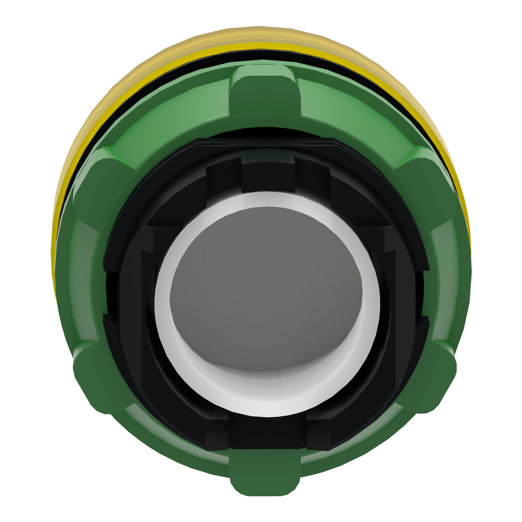 Schneider Electric ZB5AV083S Indicator light, front element, Harmony XB5, plastic, 22mm, yellow, for universal LED, ribbed dome (img_005)