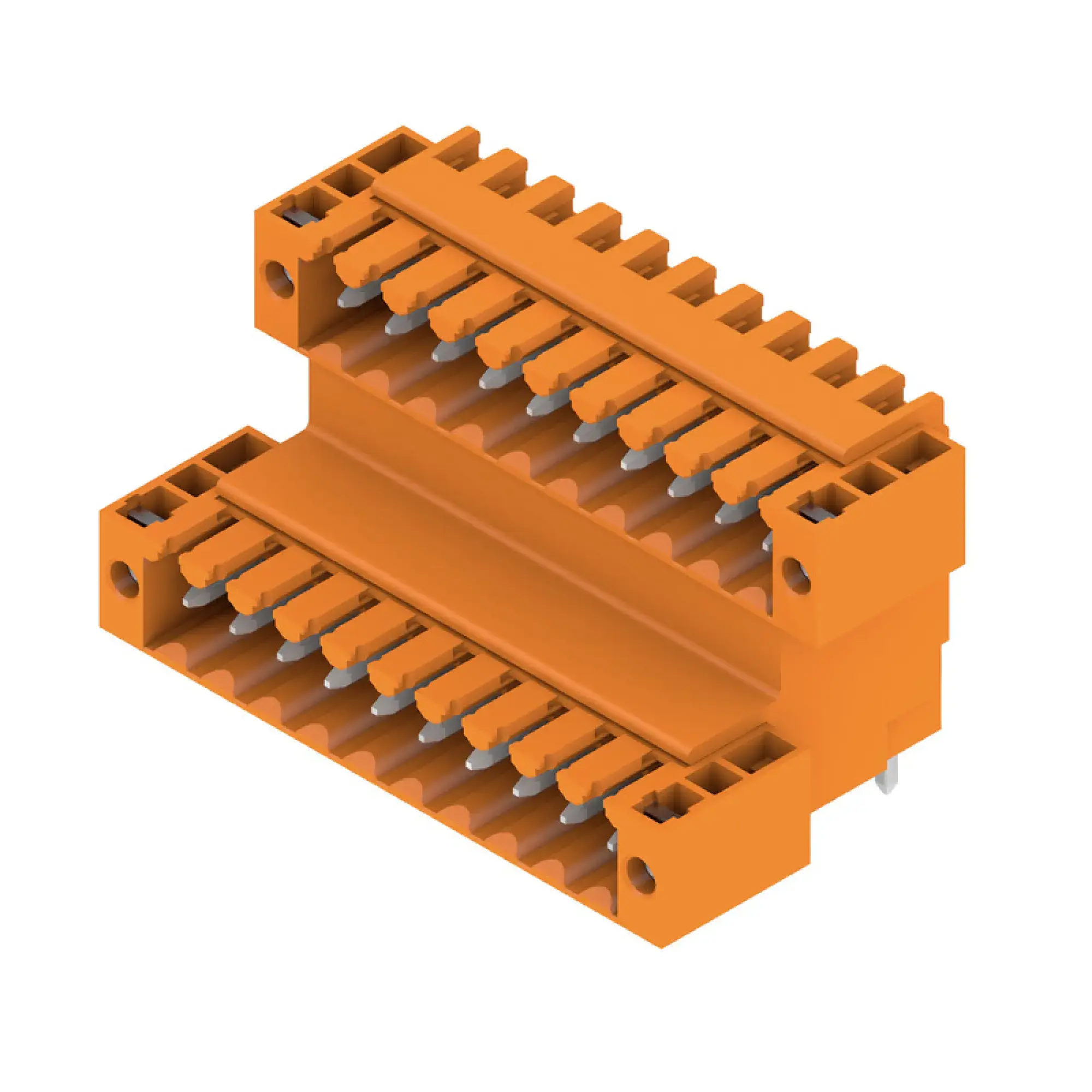 Weidmüller 1642410000 PCB connector (board connection), 160 V, 10.5 A, Pitch in mm: 3.50, Number of poles: 20, THT solder connection, Box (img_001)