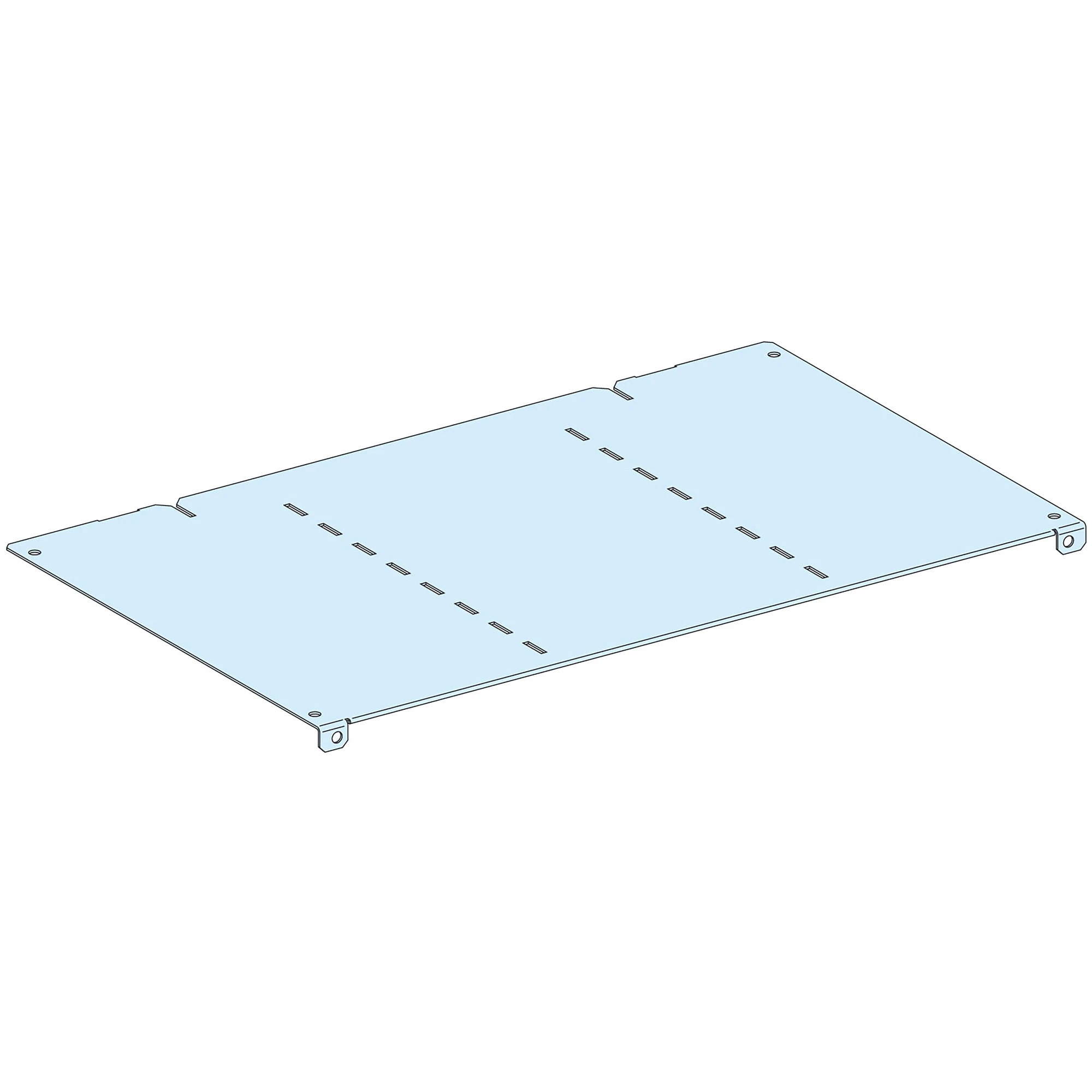 Schneider Electric LVS04901 PrismaSet-P, Baffle, Form 3, horizontal, for functional units, Width=650mm (img_001)