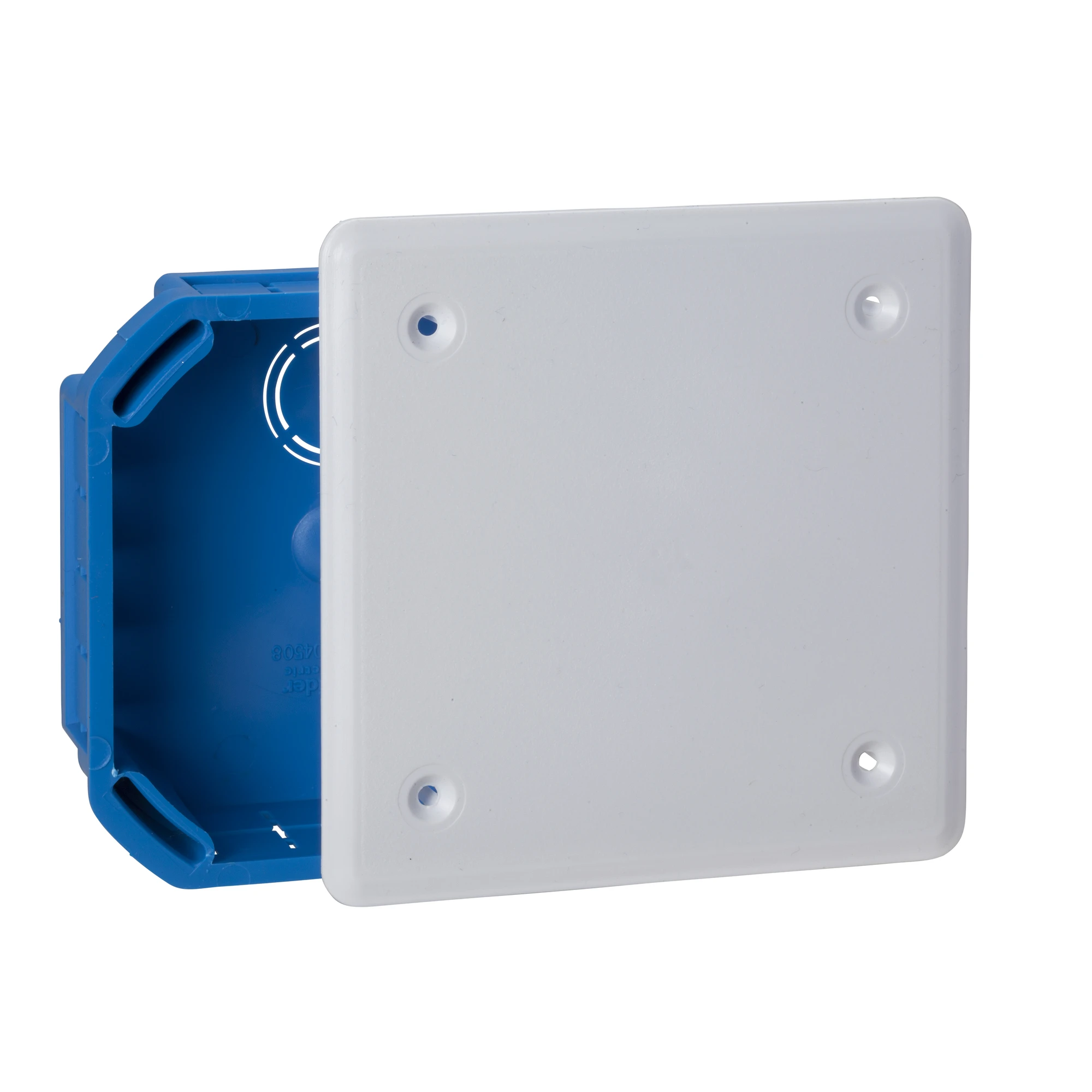 Schneider Electric ENN04508 Multifix Modulo, distribution box, 1-gang, blue, 80x80x30 (img_001)