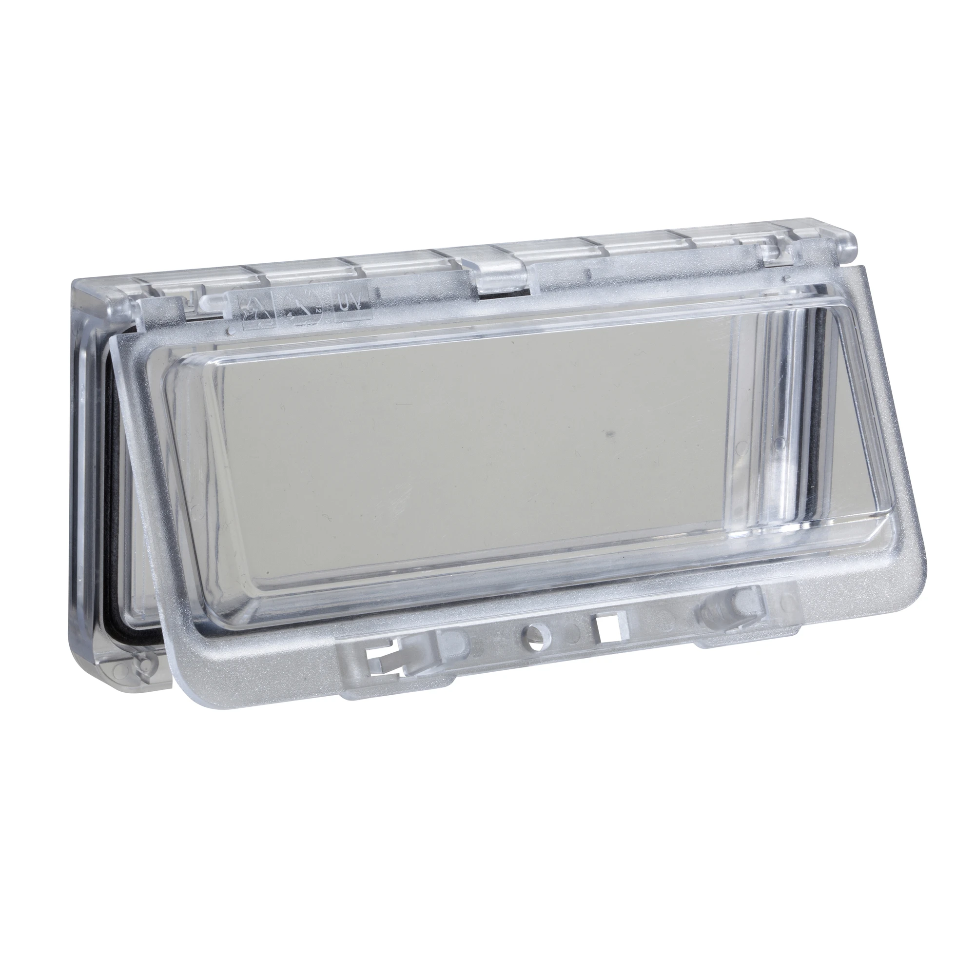 Schneider Electric NSYVA276MA Plastic window with foldable, transparent cover, IP 65, L78xB130xT25mm (img_001)
