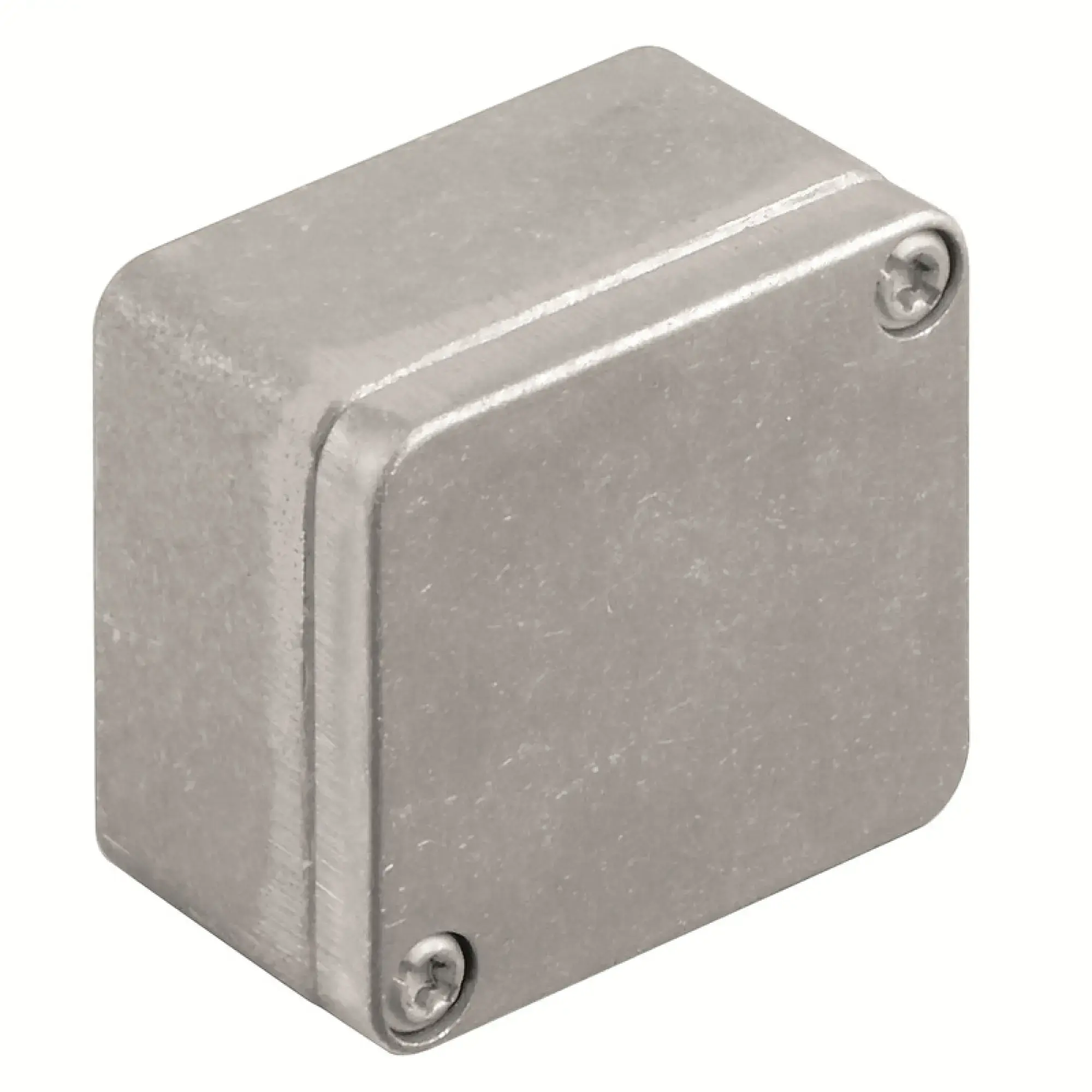 Weidmüller 1939760000 Metal housing, Width: 50 mm, Height: 45 mm, Depth: 30 mm, untreated, Flange plate: No, M4 torx stainless steel screws with slot (img_001)