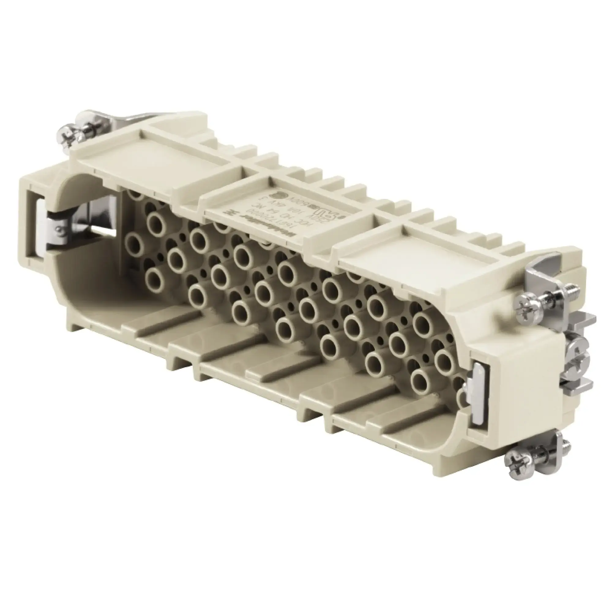 Weidmüller 1601720000 Contact insert (industry plug-in connectors), Male, 250 V, 10 A, Number of poles: 64, Crimp connection, Size: 8 (img_001)