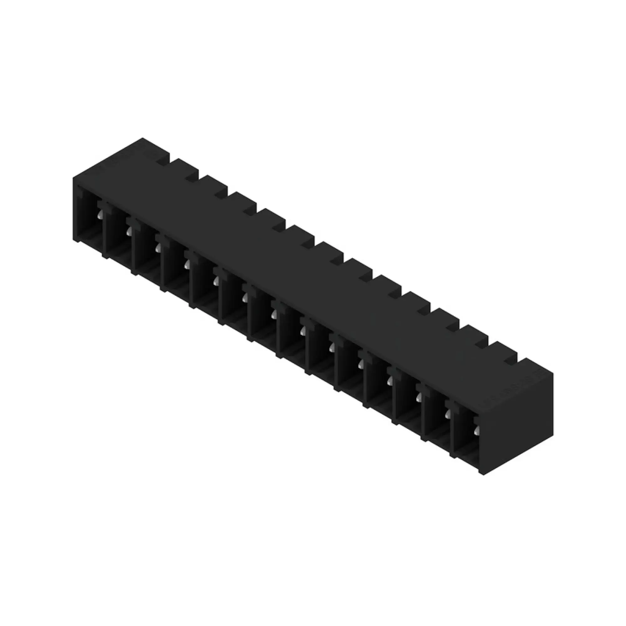 Weidmüller 1863110000 PCB connector (board connection), 160 V, 17.5 A, Pitch in mm: 3.81, Number of poles: 14, THT/THR solder connection, Box (img_001)