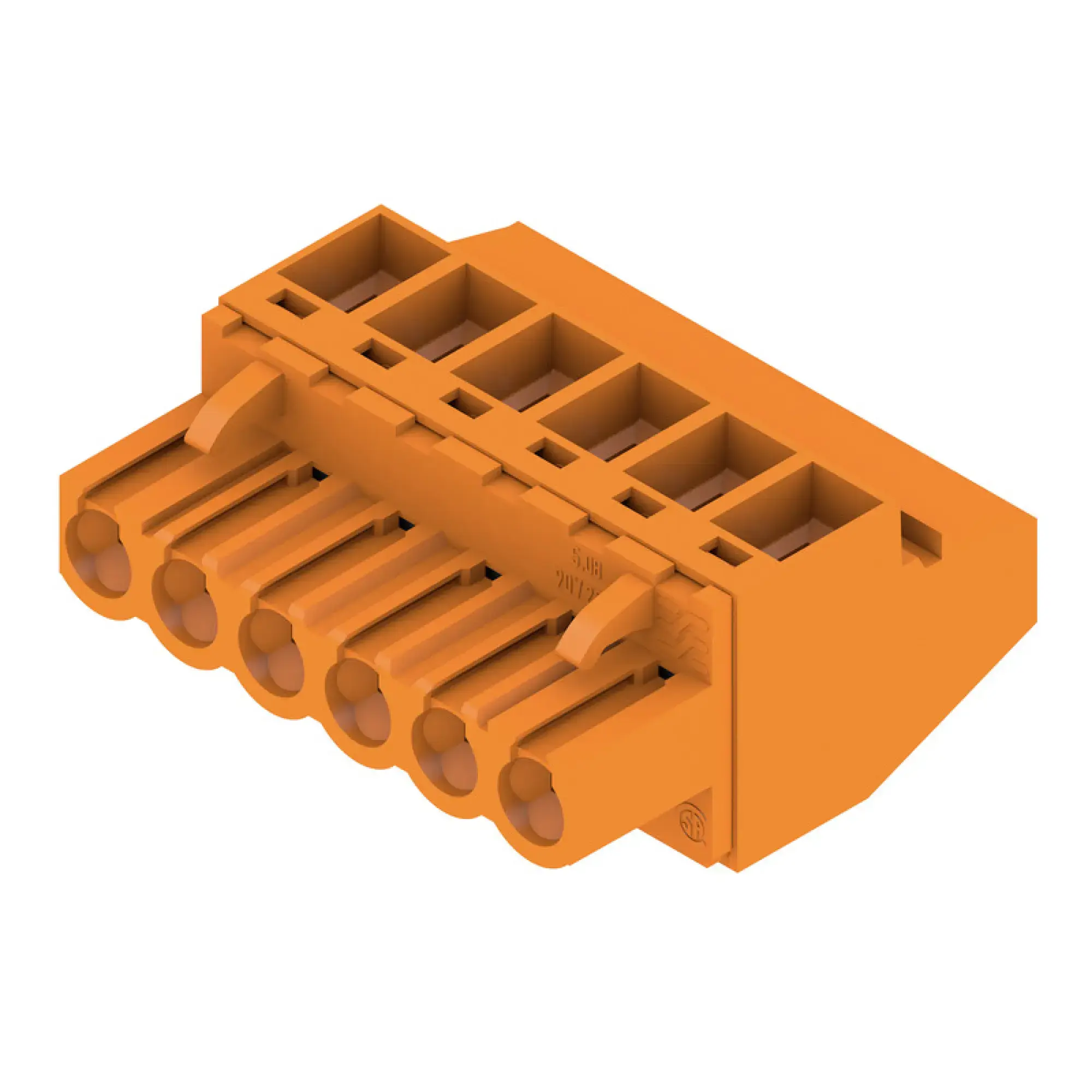 Weidmüller 1948040000 PCB connector (wire connection), 320 V, 23 A, Pitch in mm: 5.08, 4 mm², Number of poles: 6, Clamping yoke connection, Box (img_001) Weidmüller 1948040000 PCB connector (wire connection), 320 V, 23 A, Pitch in mm: 5.08, 4 mm², Number of poles: 6, Clamping yoke connection, Box (img_001)