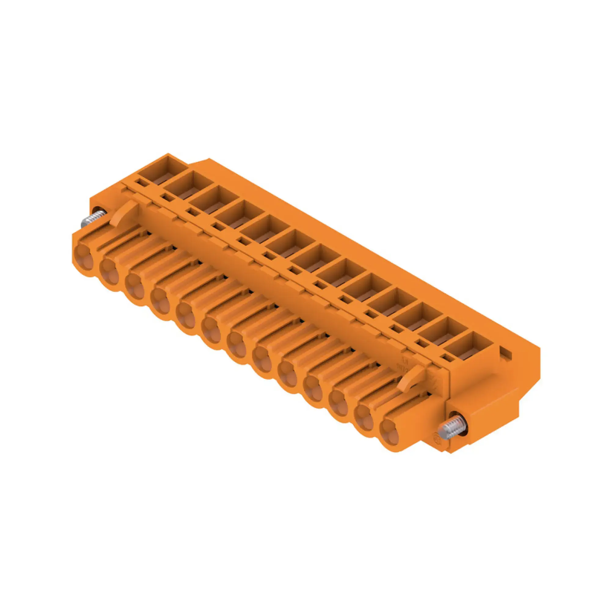 Weidmüller 1959360000 PCB connector (wire connection), 320 V, 23 A, Pitch in mm: 5.00, 4 mm², Number of poles: 13, Clamping yoke connection, Box (img_001)