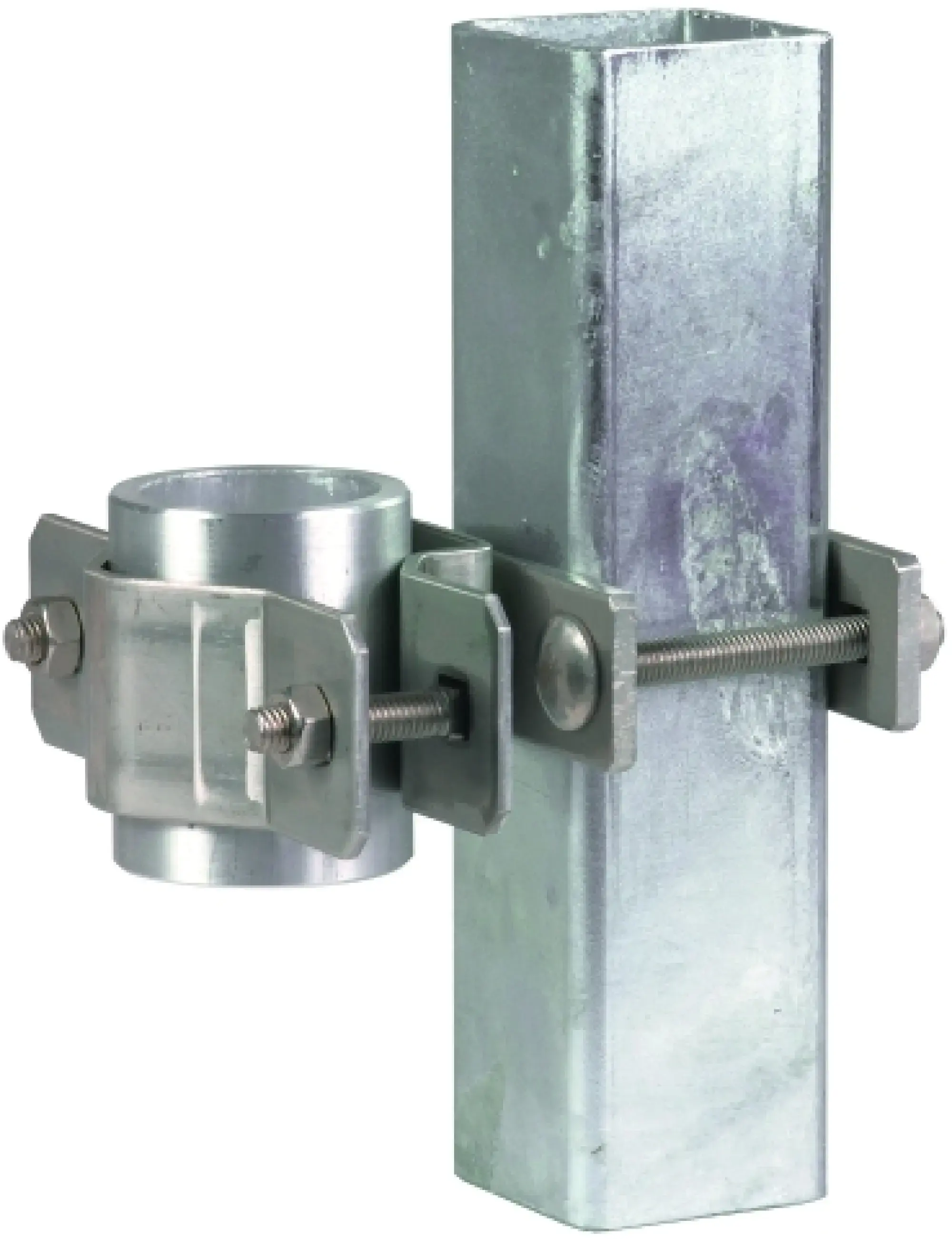 Dehn 105356 Rail. clamp StSt f. pipes D - 50mm a. square prof. D -50x50mm f.DEHNiso-Combi (img_001) Dehn 105356 Rail. clamp StSt f. pipes D - 50mm a. square prof. D -50x50mm f.DEHNiso-Combi (img_001)