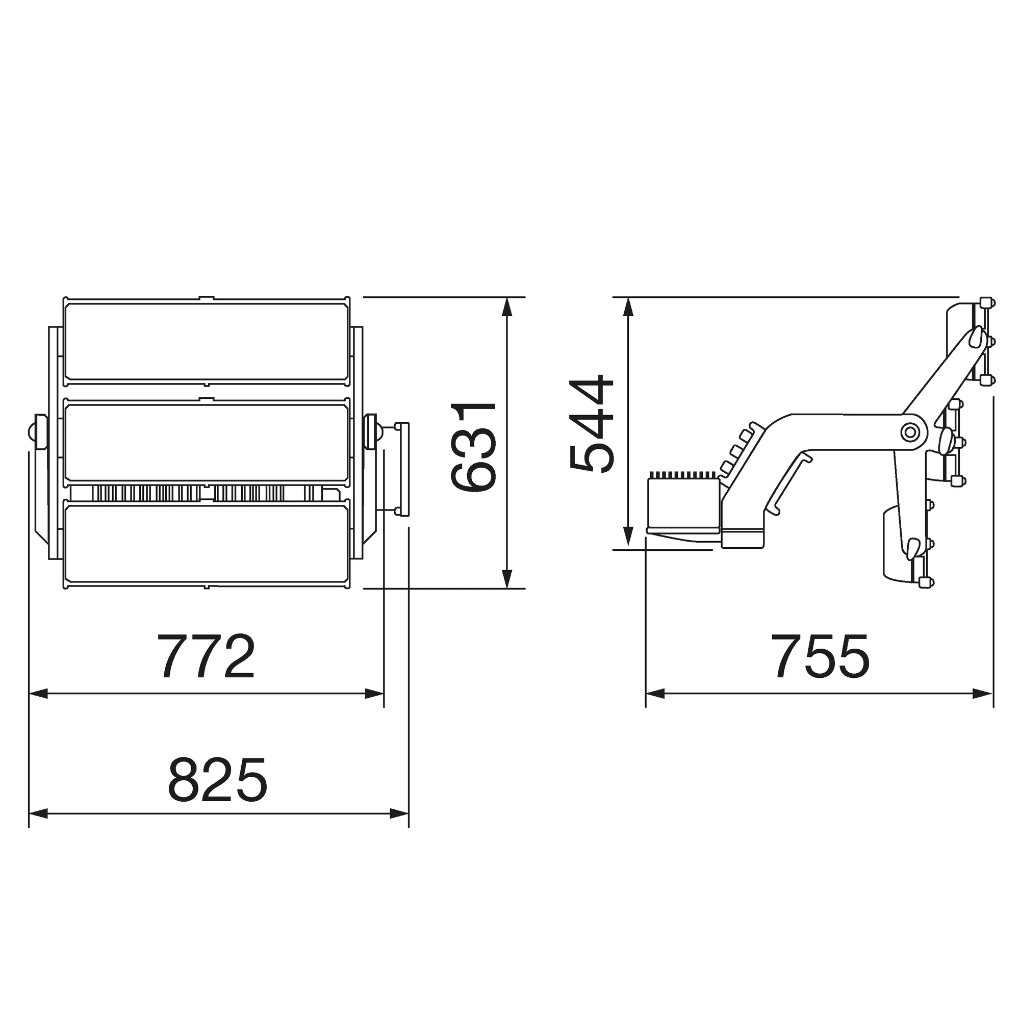 GEWISS GWP3331AM740 STADIUM PRO - 3 MODULES - CIRCULAR OPTIC 10° - CRI70 4000K - IP66 - CLASS I (img_002)