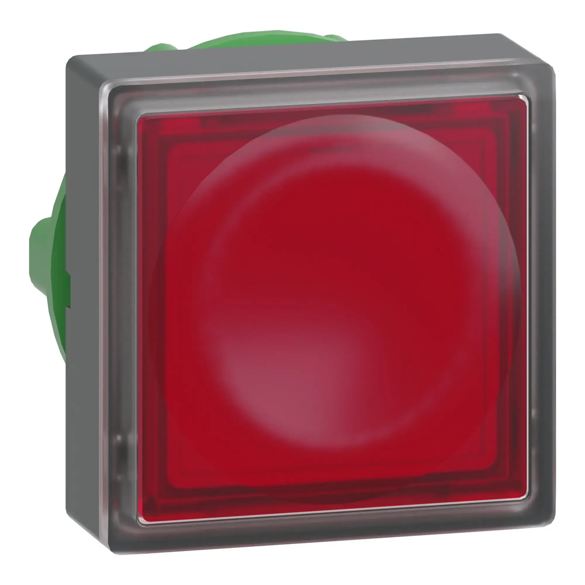 Schneider Electric ZB5CW343 Illuminated push-button, front element, Harmony XB5, plastic, 22mm, red, for universal LED, for insert label, square (img_008)