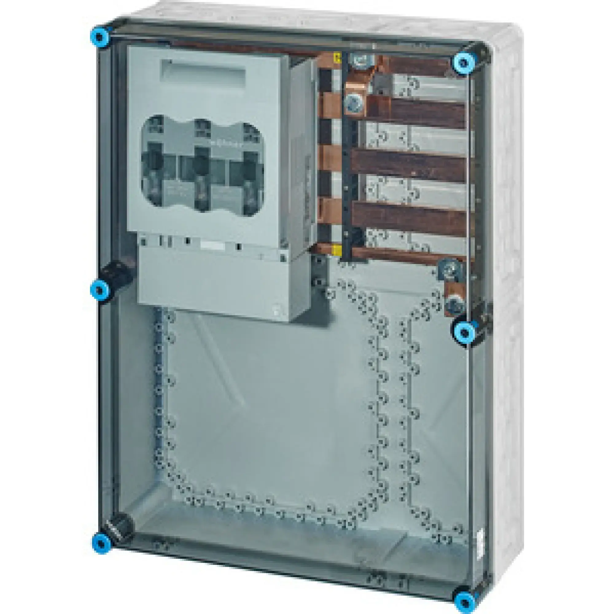 Hensel 20001432 Mi-NH-Sicherungslasttrennschaltergehäuse , 1xNH 1,a. Sammels., 630A, 5polig Mi 6679 (img_002) Hensel 20001432 Mi-NH-Sicherungslasttrennschaltergehäuse , 1xNH 1,a. Sammels., 630A, 5polig Mi 6679 (img_002)