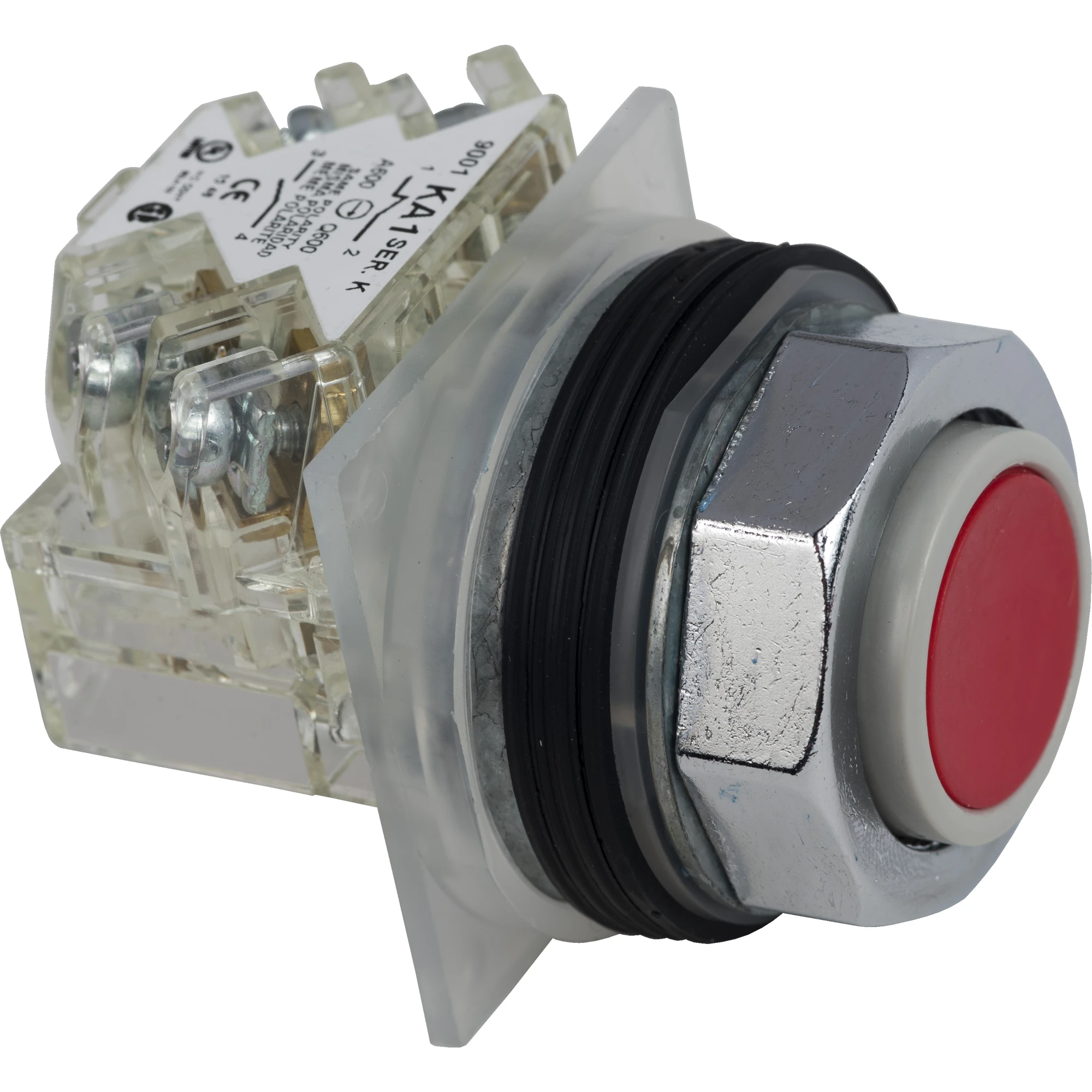 Schneider Electric 9001KR3RH13 Red non-illuminated push-button, Type K, Ø 30, round, momentary button, 1 NC+1 NO (img_001) Schneider Electric 9001KR3RH13 Red non-illuminated push-button, Type K, Ø 30, round, momentary button, 1 NC+1 NO (img_001)