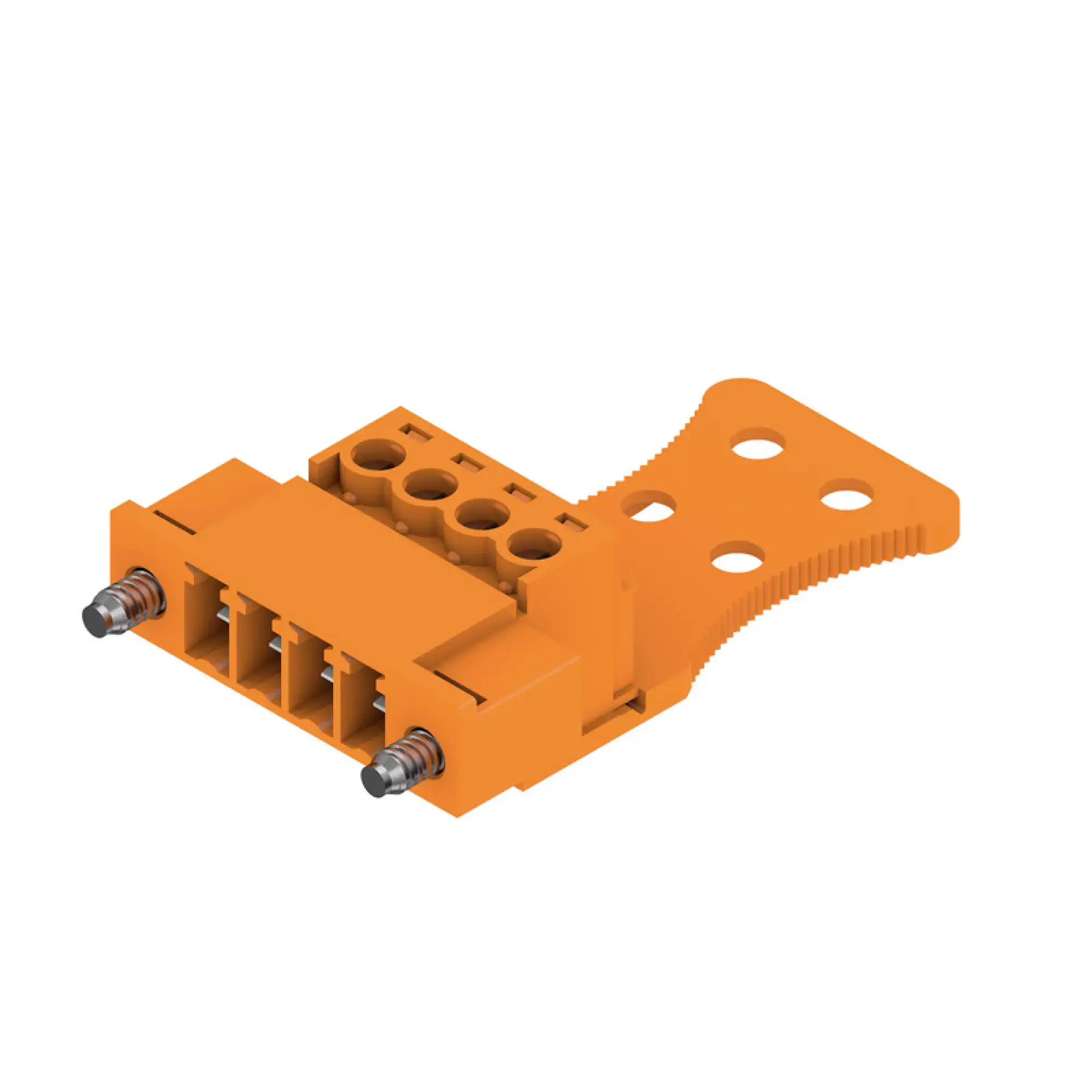 Weidmüller 1237550000 PCB connector (wire connection), 160 V, 17.5 A, Pitch in mm: 3.81, 1.5 mm², Number of poles: 4, Clamping yoke connection, Box (img_001)
