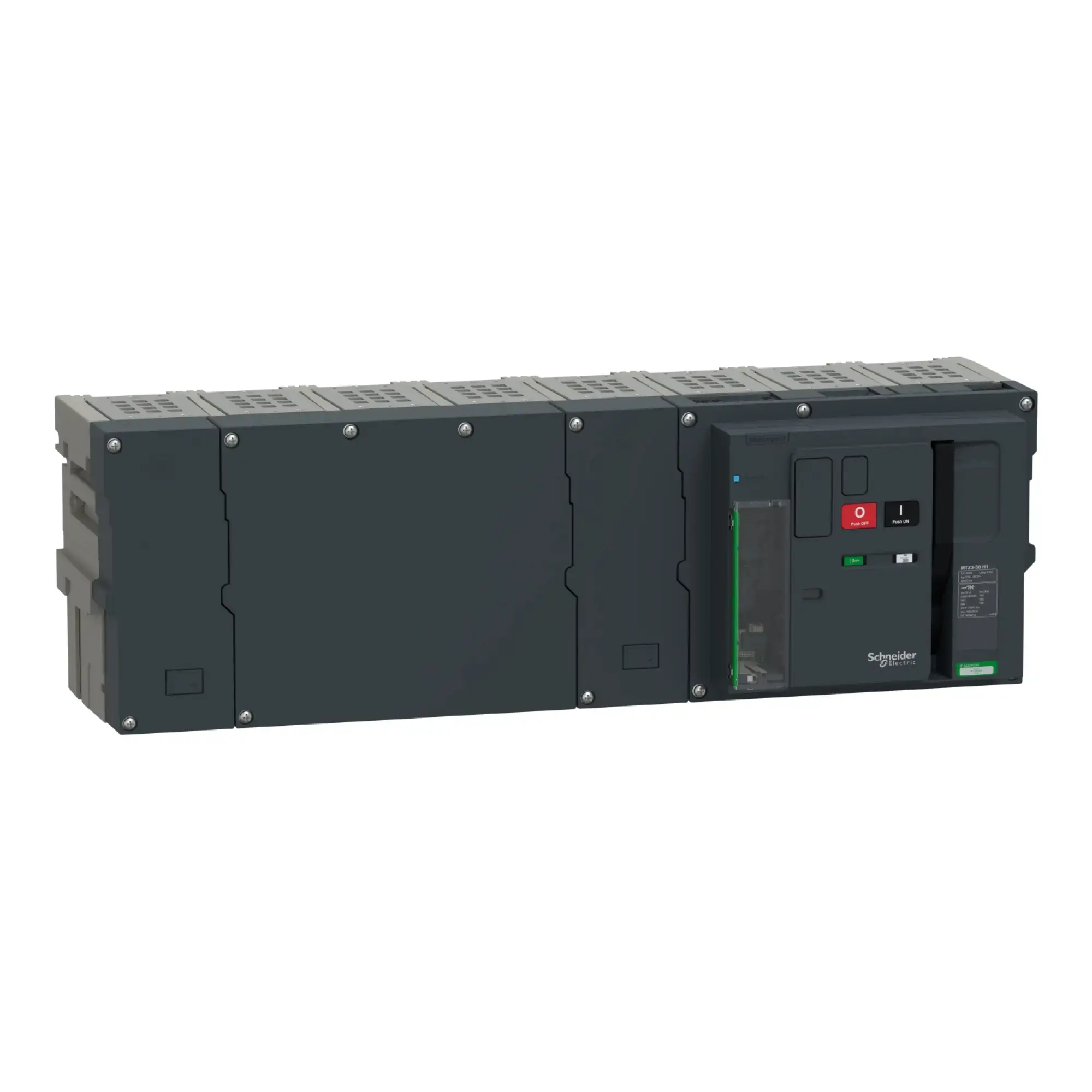Schneider Electric LV948334 MasterPacT MTZ3 50 5000A H1 100kA/440VAC (Icu) 4P Grundschalter Einschub Neutral rechts für MicroLogic Active (img_002)