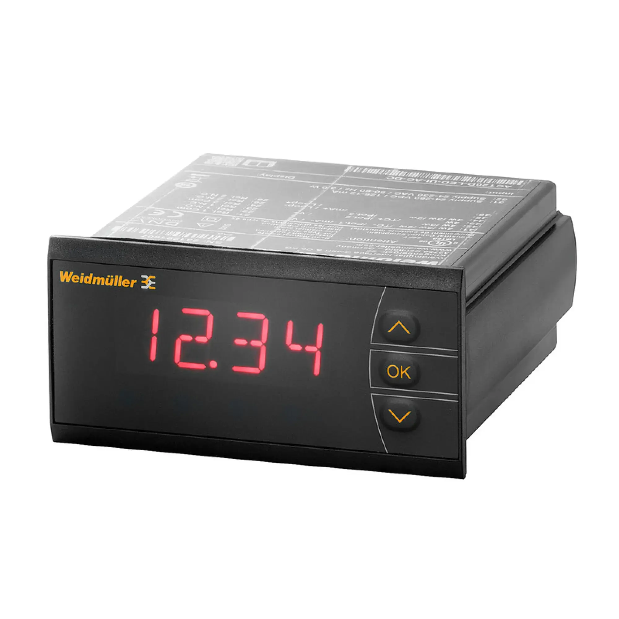 Weidmüller 2920050000 Display, Input : I/U universal, Temperature, Potentiometer, Output : Display, Voltage supply: 21.6...253 VAC, (50...60 Hz) or 19.2...300 VDC (img_001) Weidmüller 2920050000 Display, Input : I/U universal, Temperature, Potentiometer, Output : Display, Voltage supply: 21.6...253 VAC, (50...60 Hz) or 19.2...300 VDC (img_001)